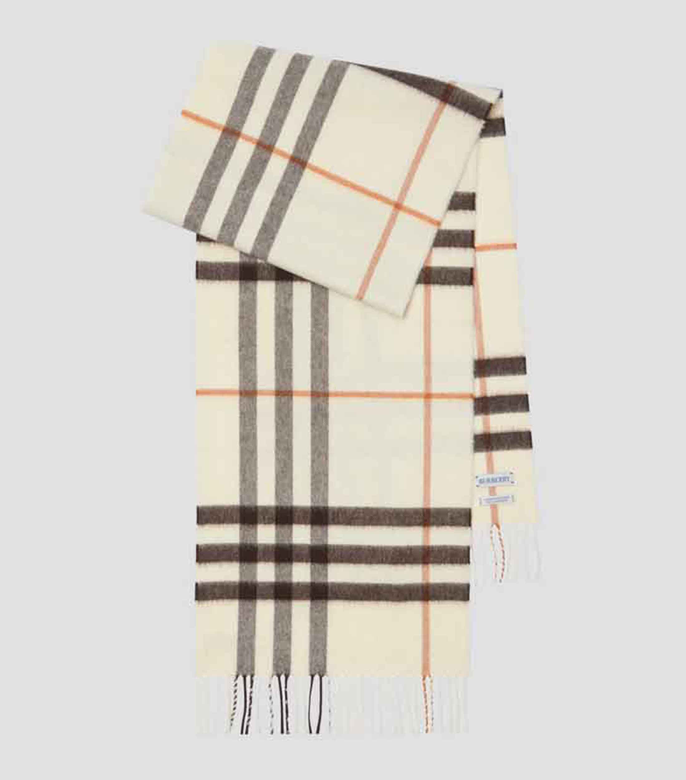 Bufanda en cachemir Check Unisex