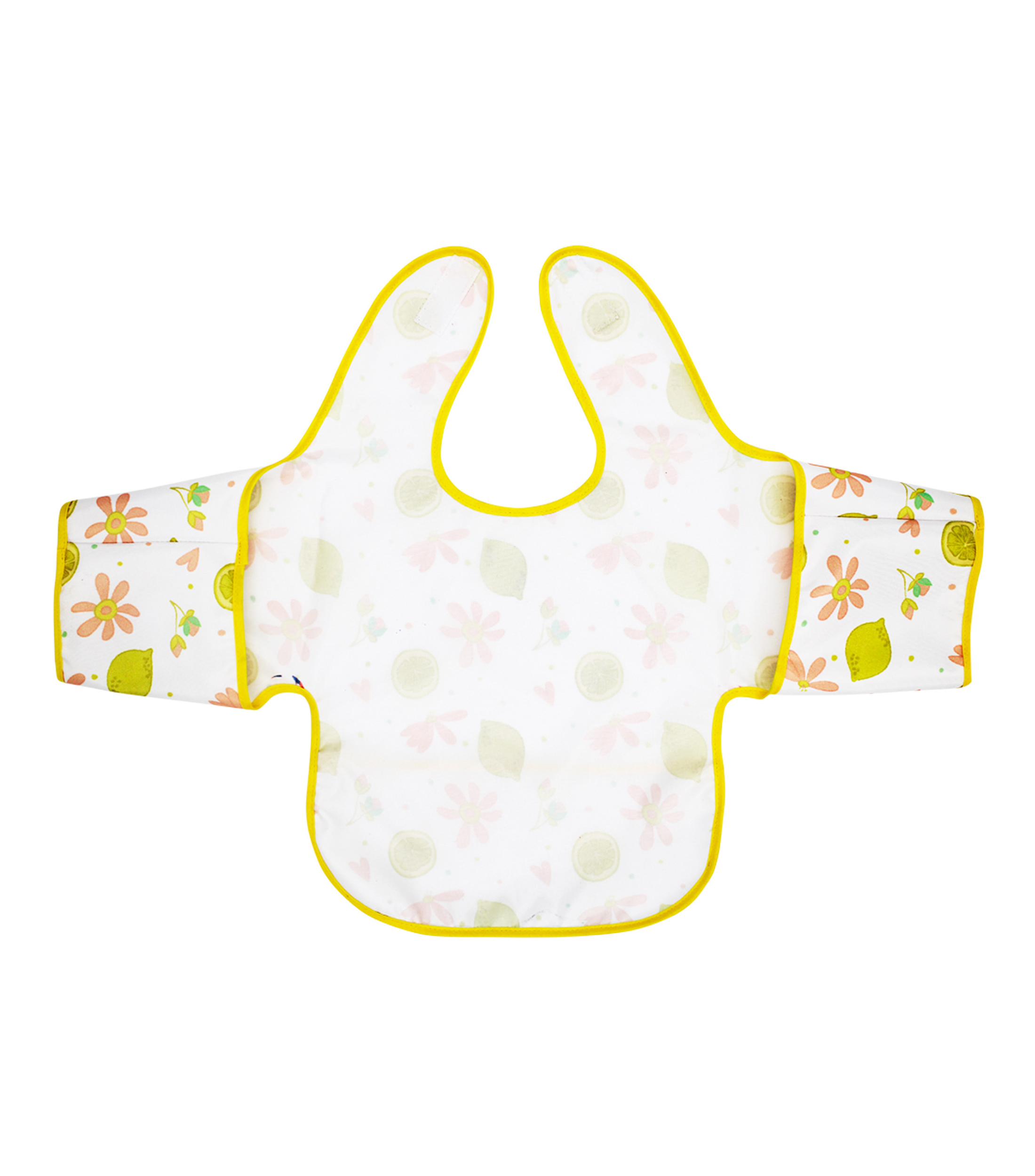 Babero impermeable con mangas y charola en poliester Bebe