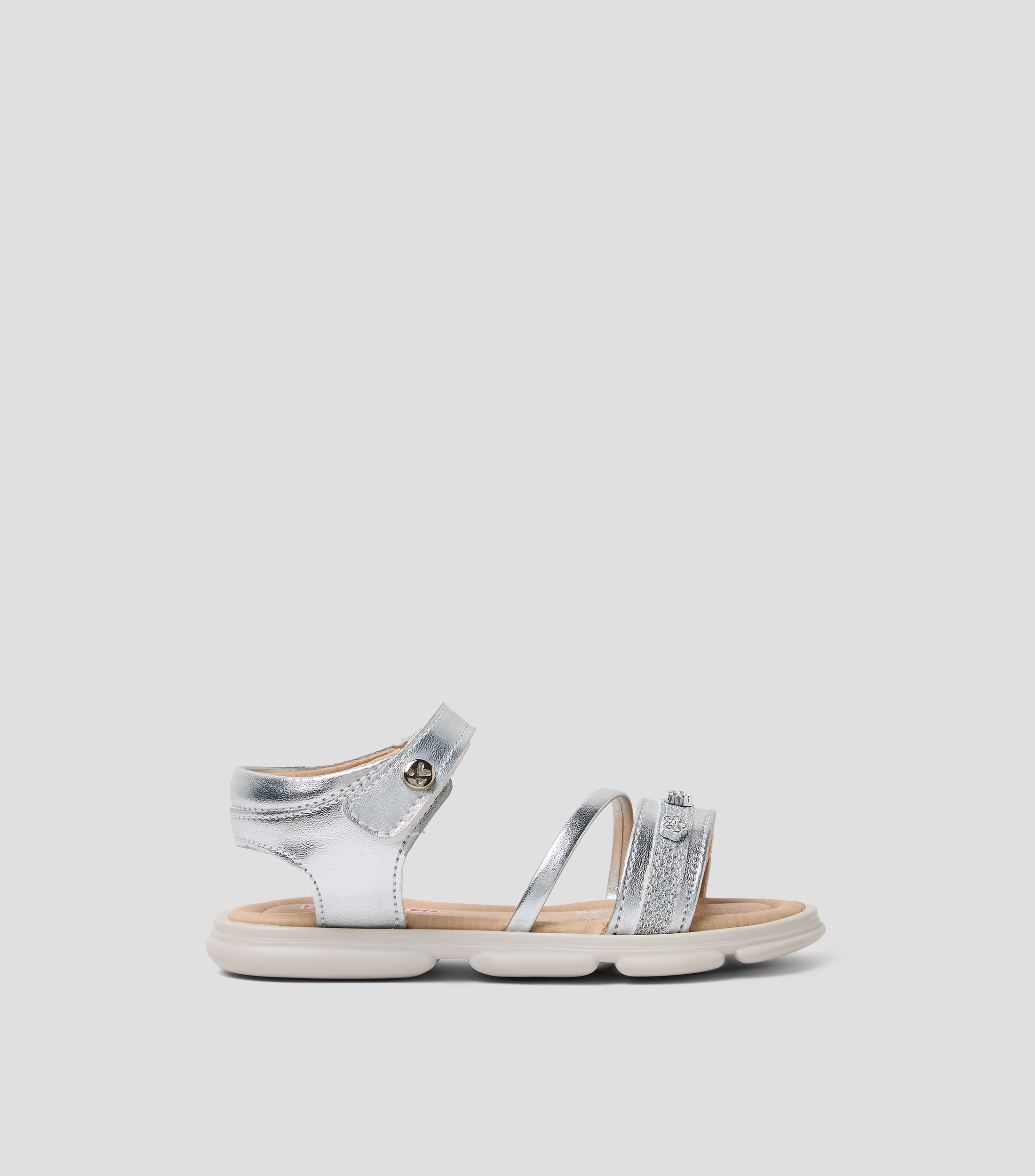 Sandalias planas con cintas Niña