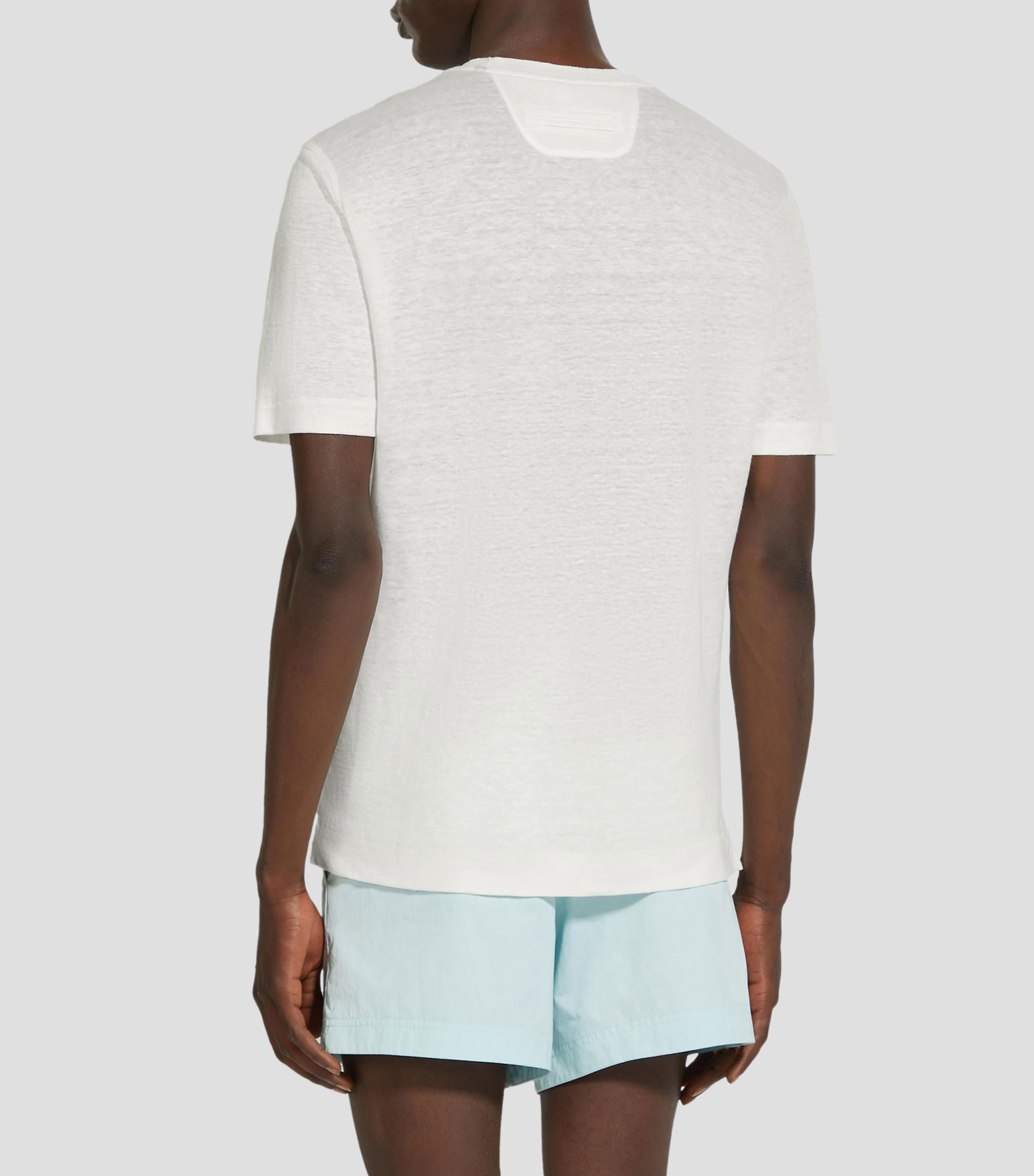 Playera de cuello redondo con manga corta Hombre