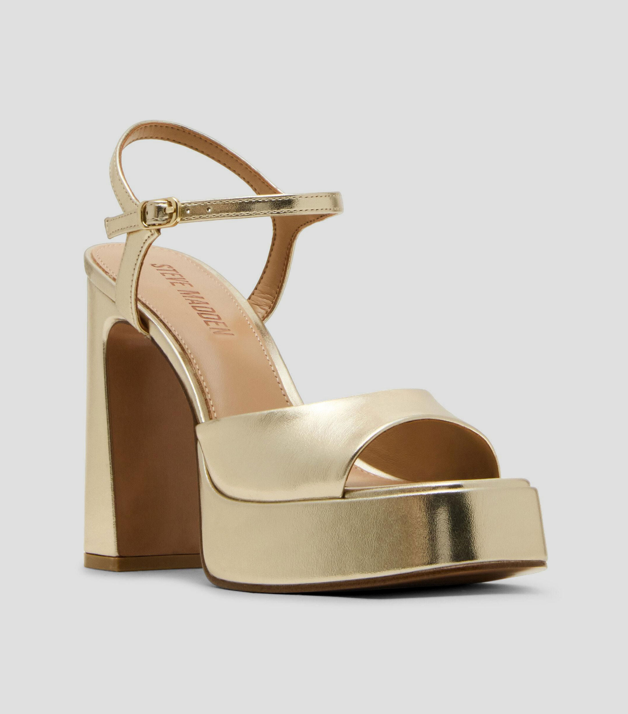 Sandalias con tacón alto cuadrado y plataforma Liandra Mujer