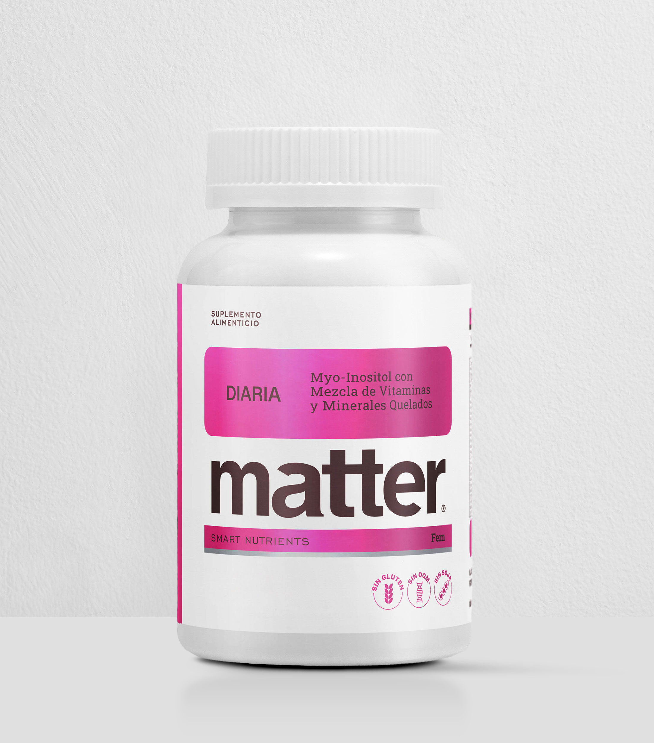 Suplemento alimenticio Multivitamínico y Multimineral para Mujer Diaria Fem, 60 capsulas