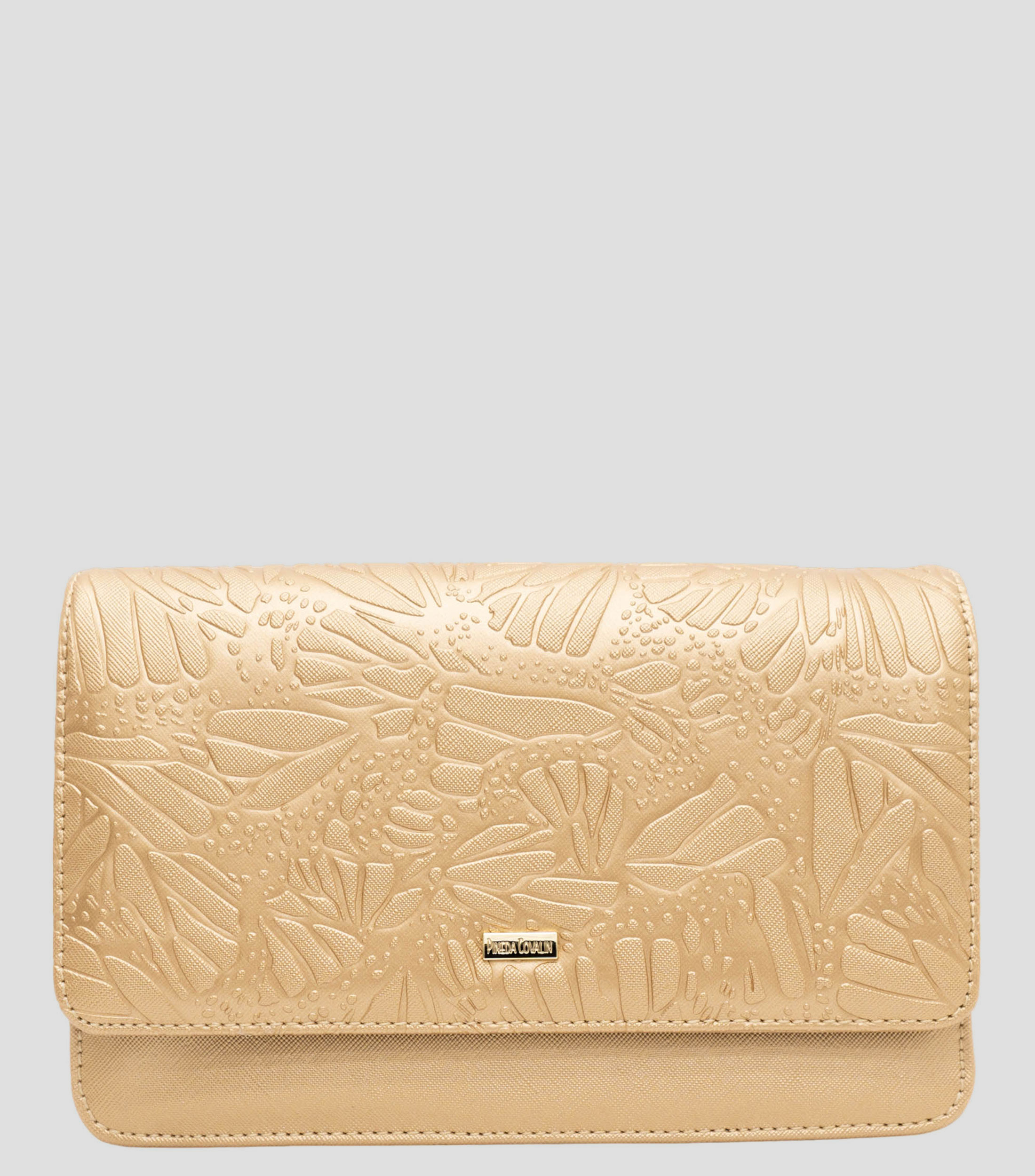 Bolso crossbody dorado Kalan con mariposas Mujer