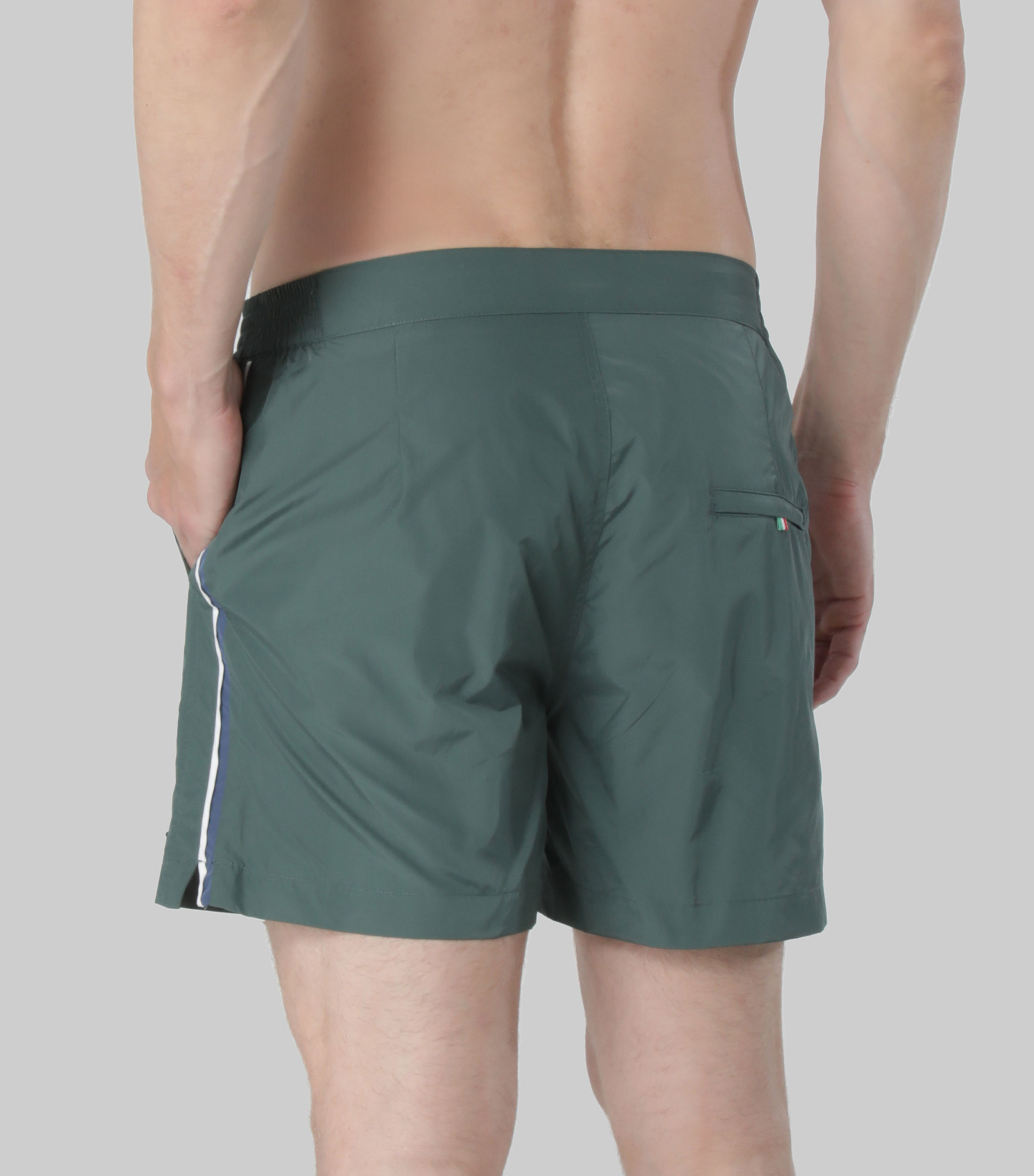 Traje de bano corto liso Hombre