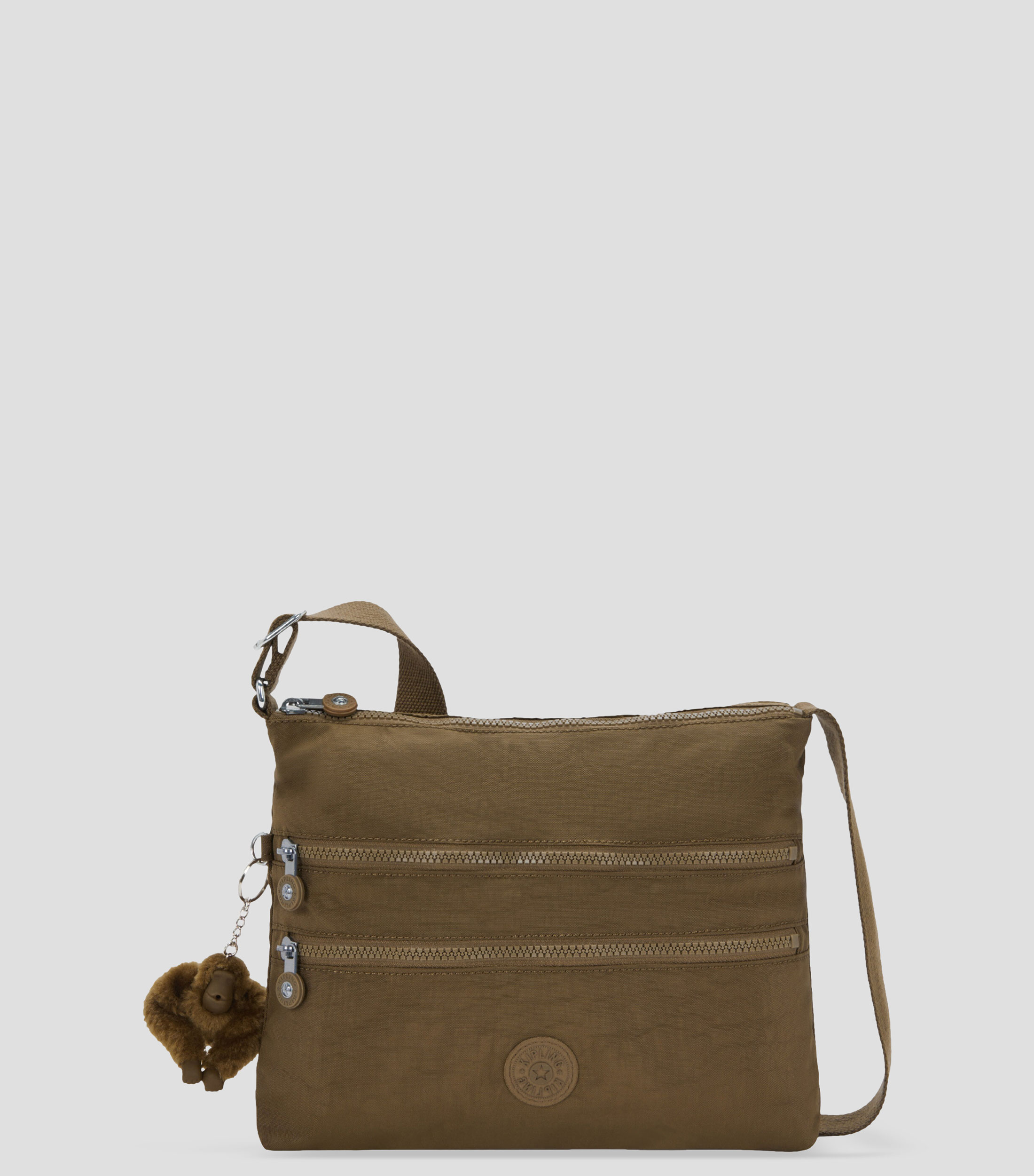 Bolsa crossbody café Alvar lisa Mujer