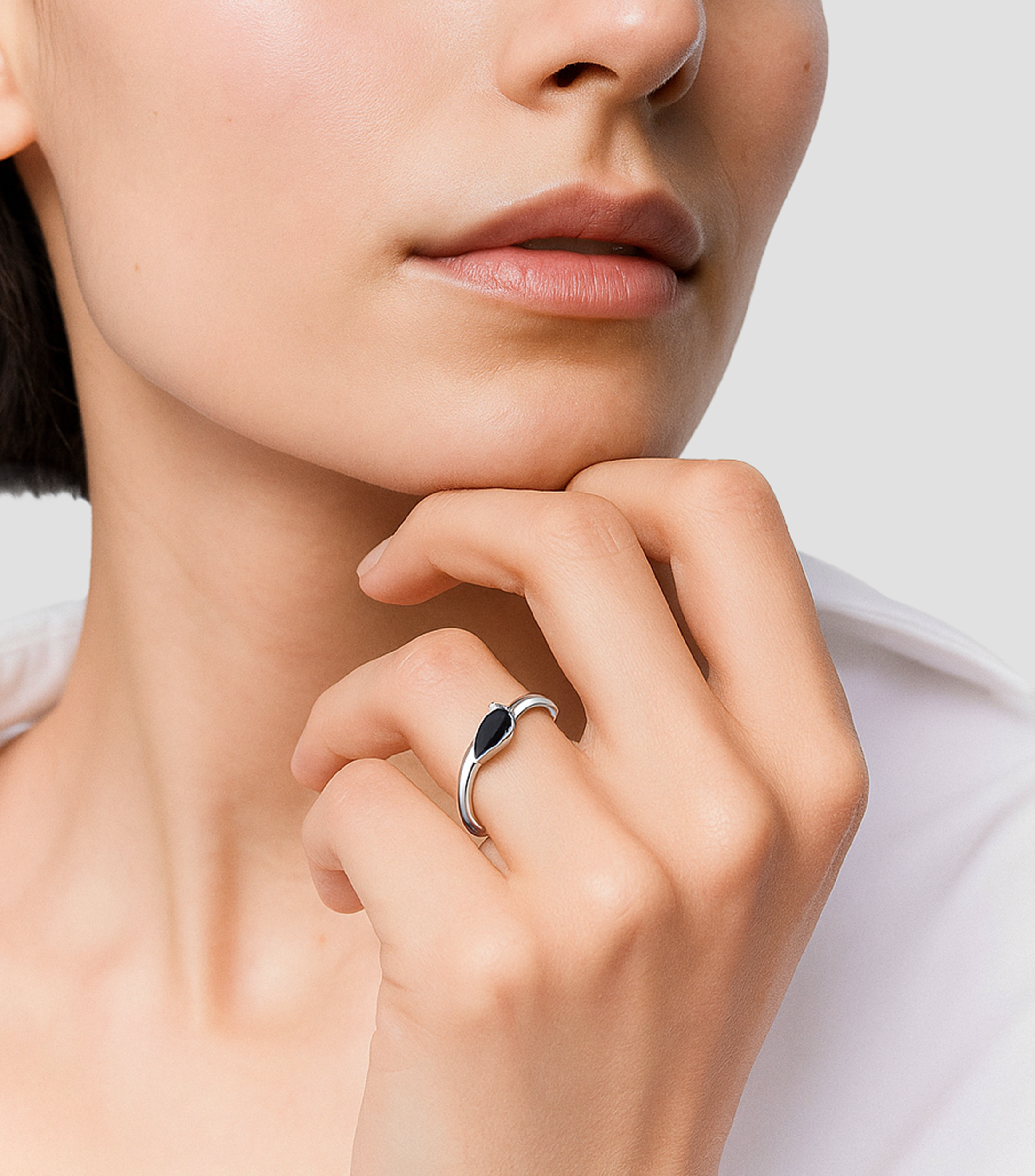 Anillo en plata Mujer