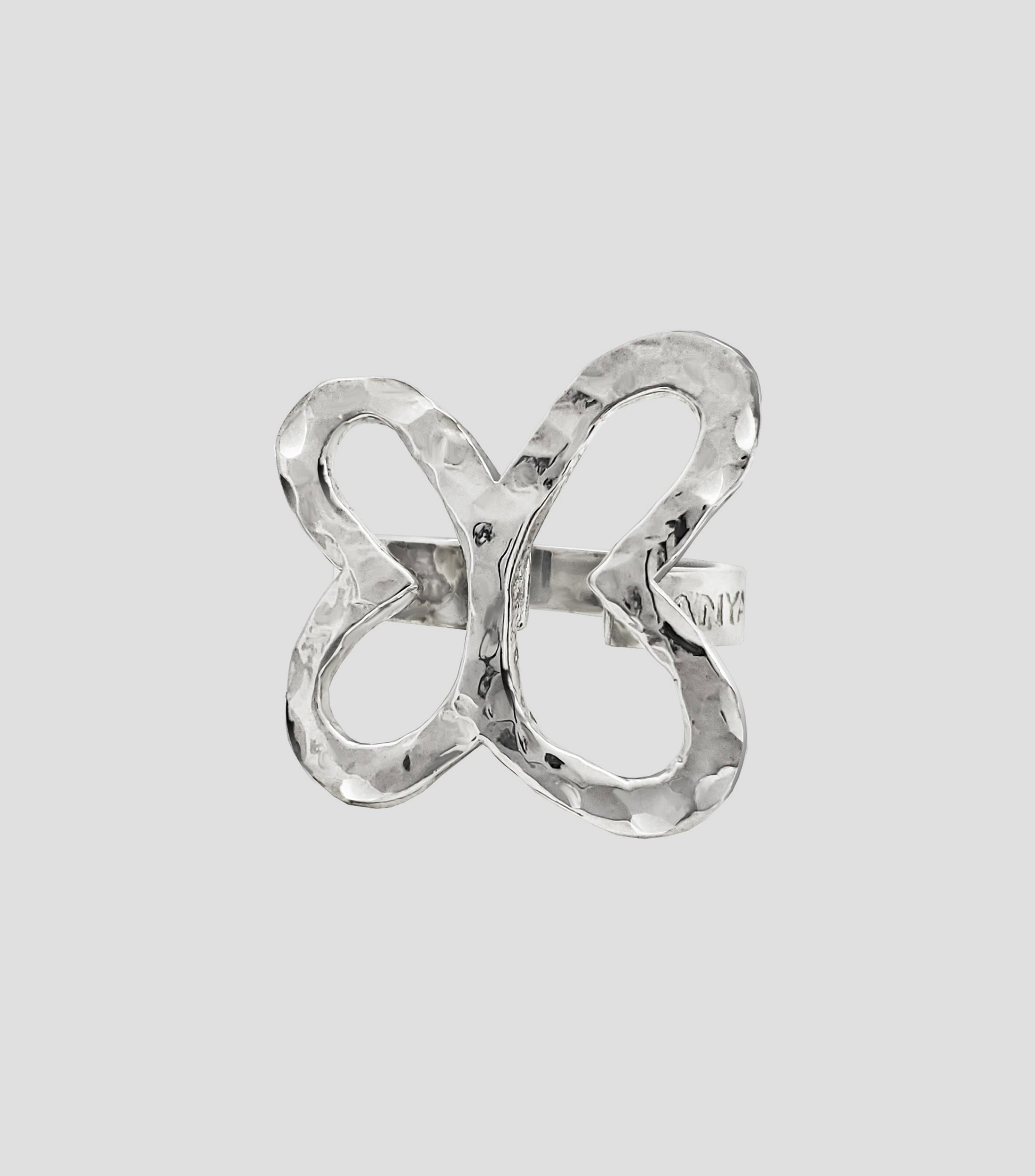 Anillo Liberty mariposa en plata Mujer