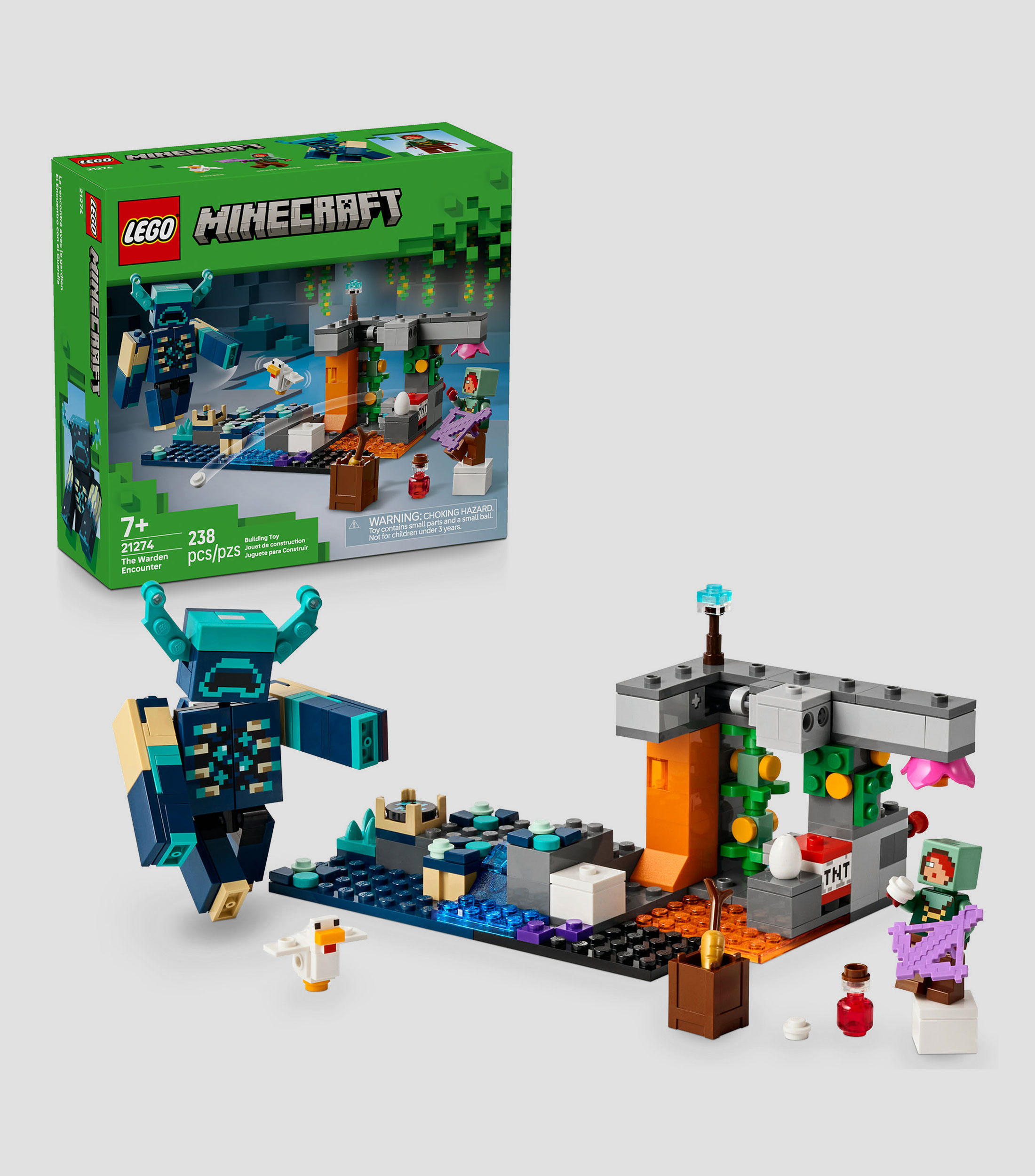 Lego Minecraft El Encuentro con el Guardia 21274