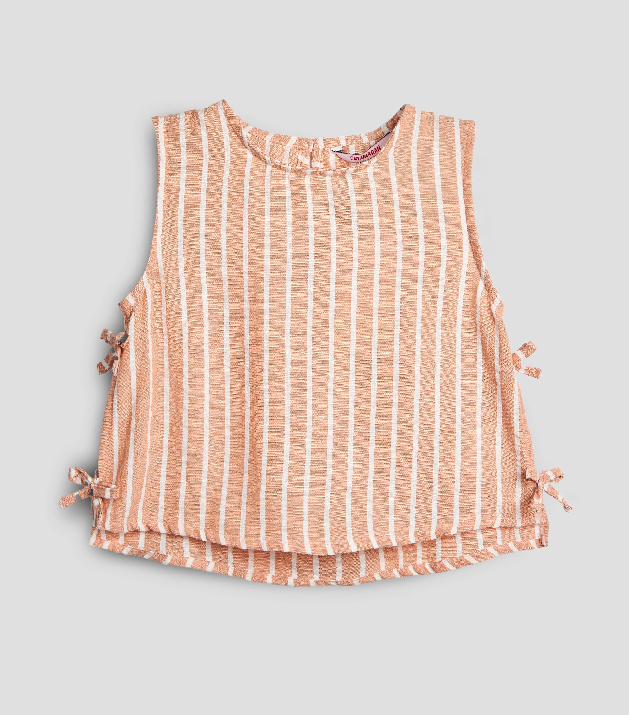 Blusa a rayas sin mangas Niña