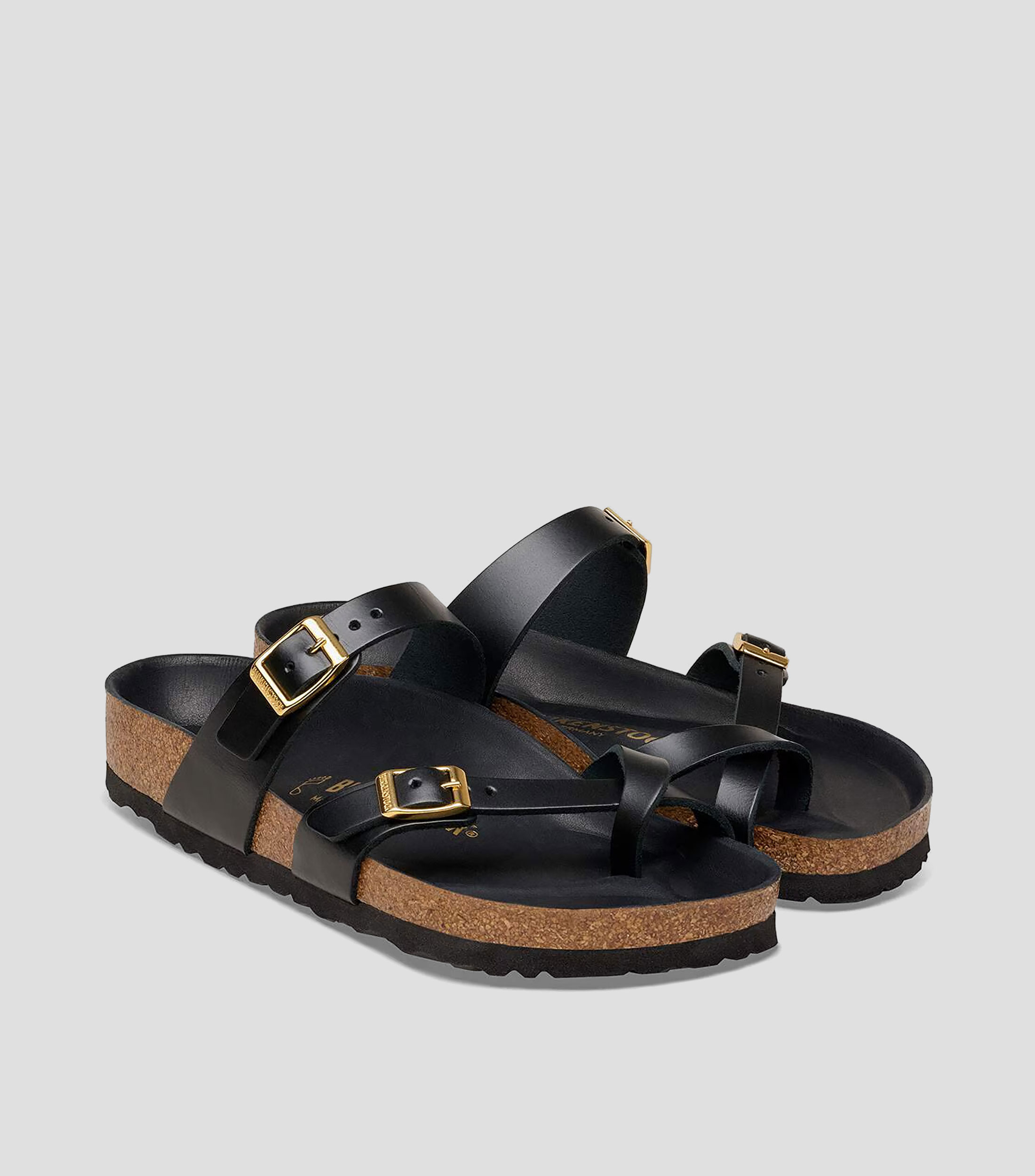 Sandalias planas en piel Mayari Mujer
