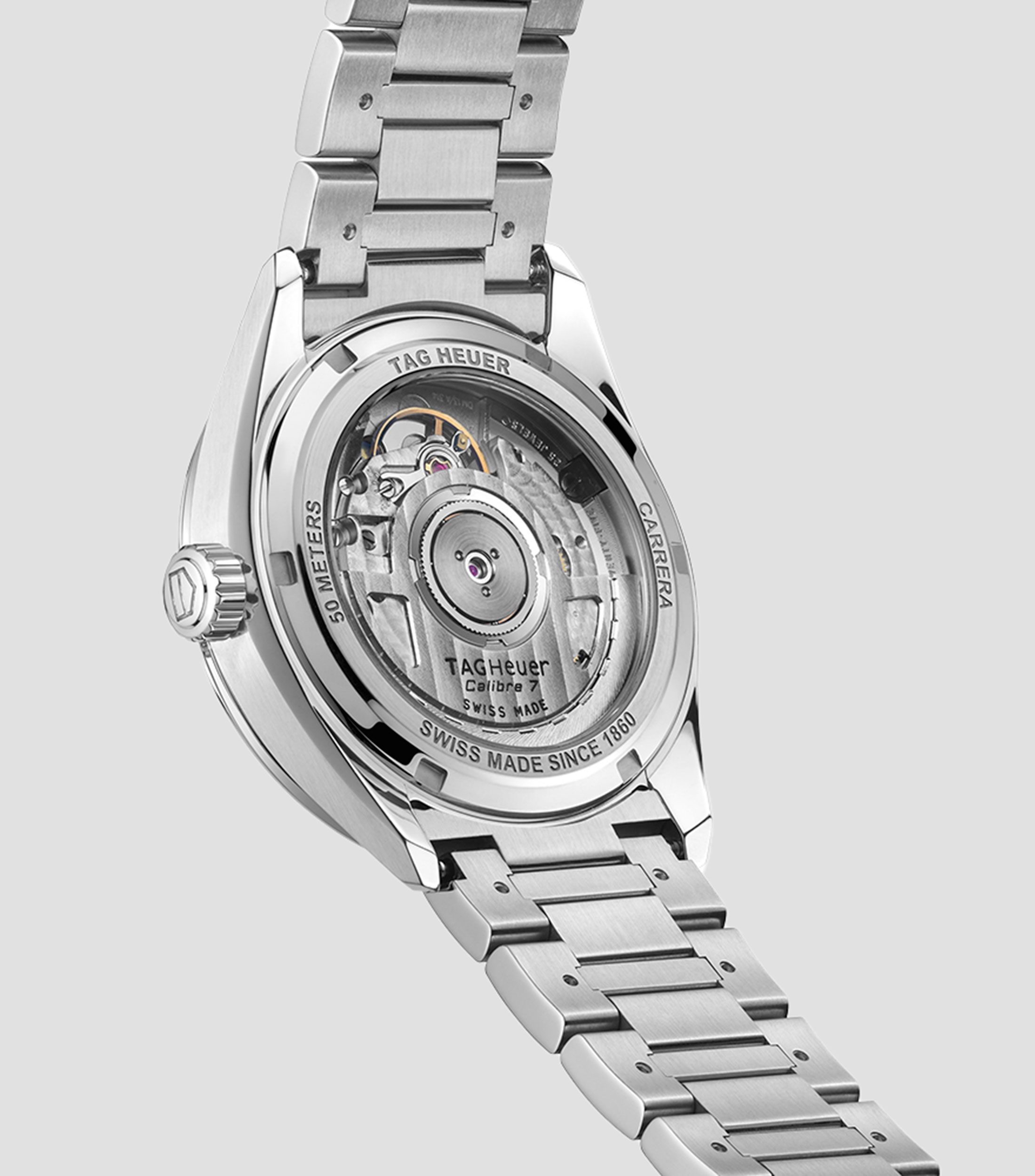 Reloj para mujer Carrera Date casual Plateado, Turquesa