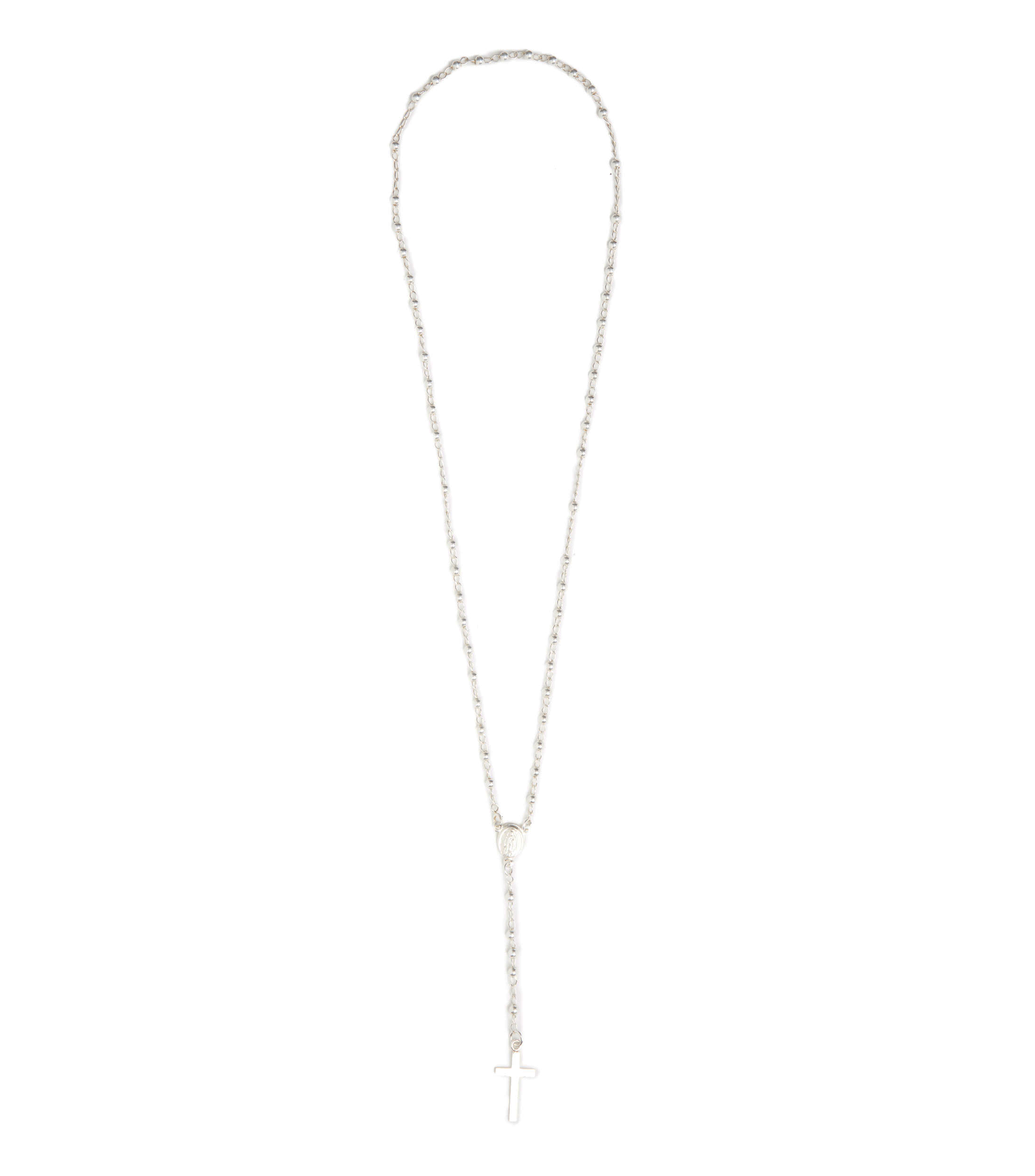 Rosario de Casquilla en plata Mujer