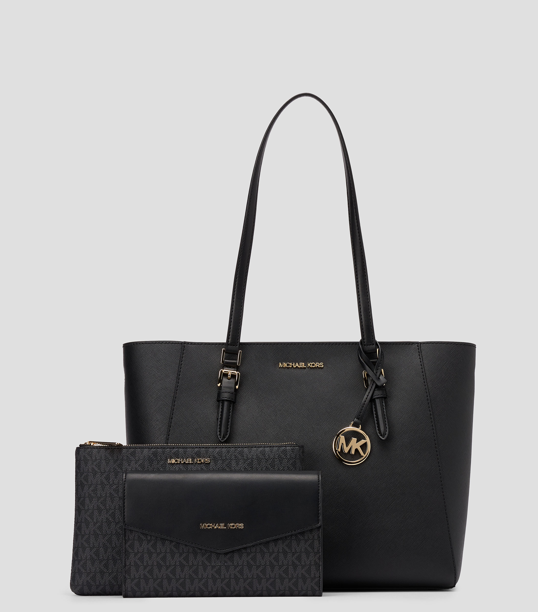 Bolsa tote en piel lisa Mujer