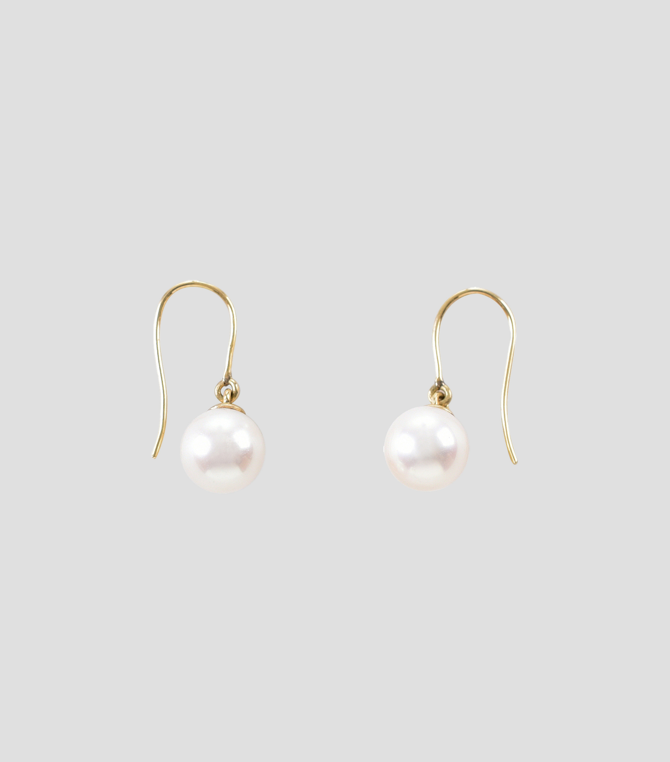 Aretes de Gancho con Perlas Cultivadas Mujer