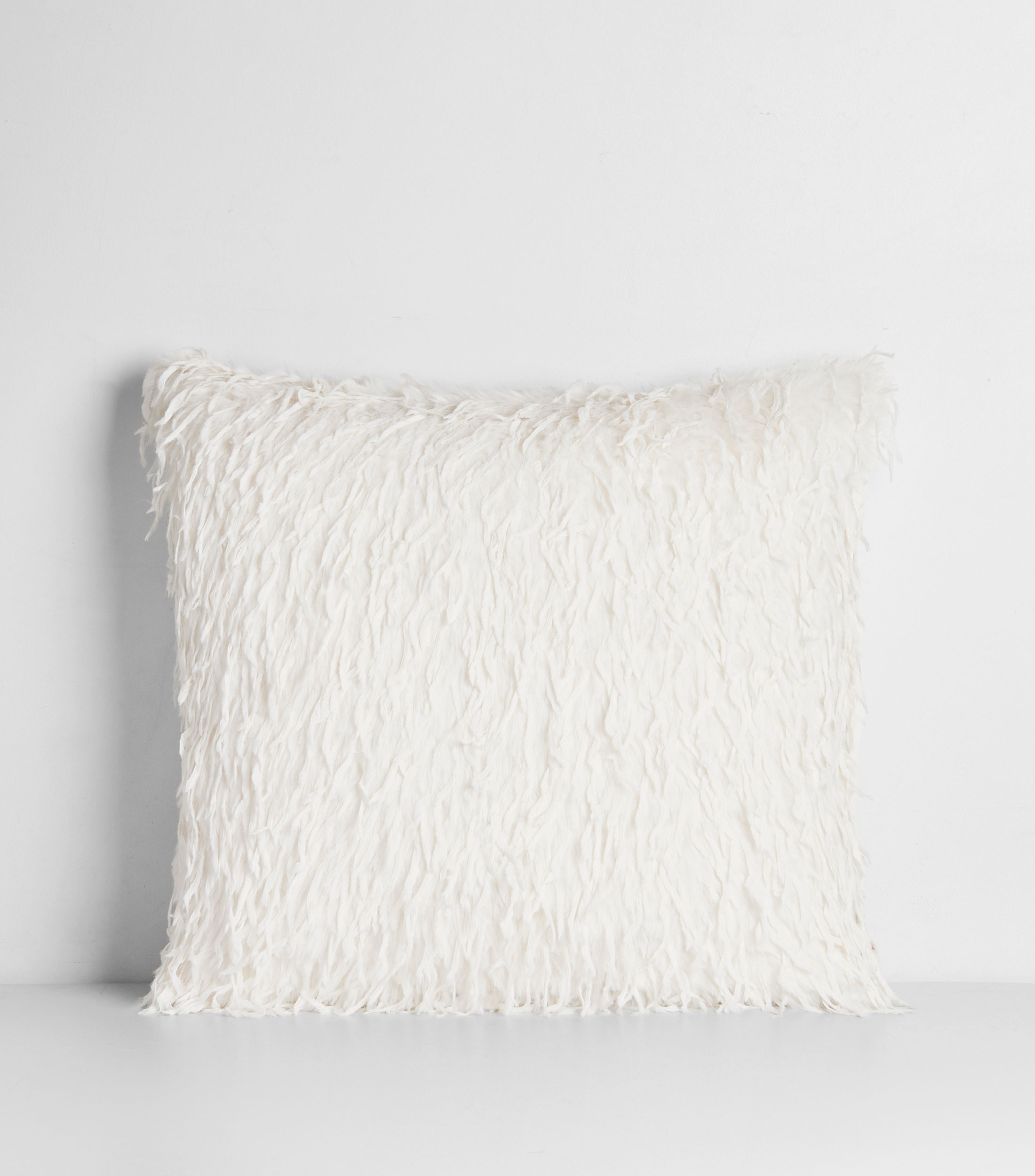 Cojín decorativo Plume crema