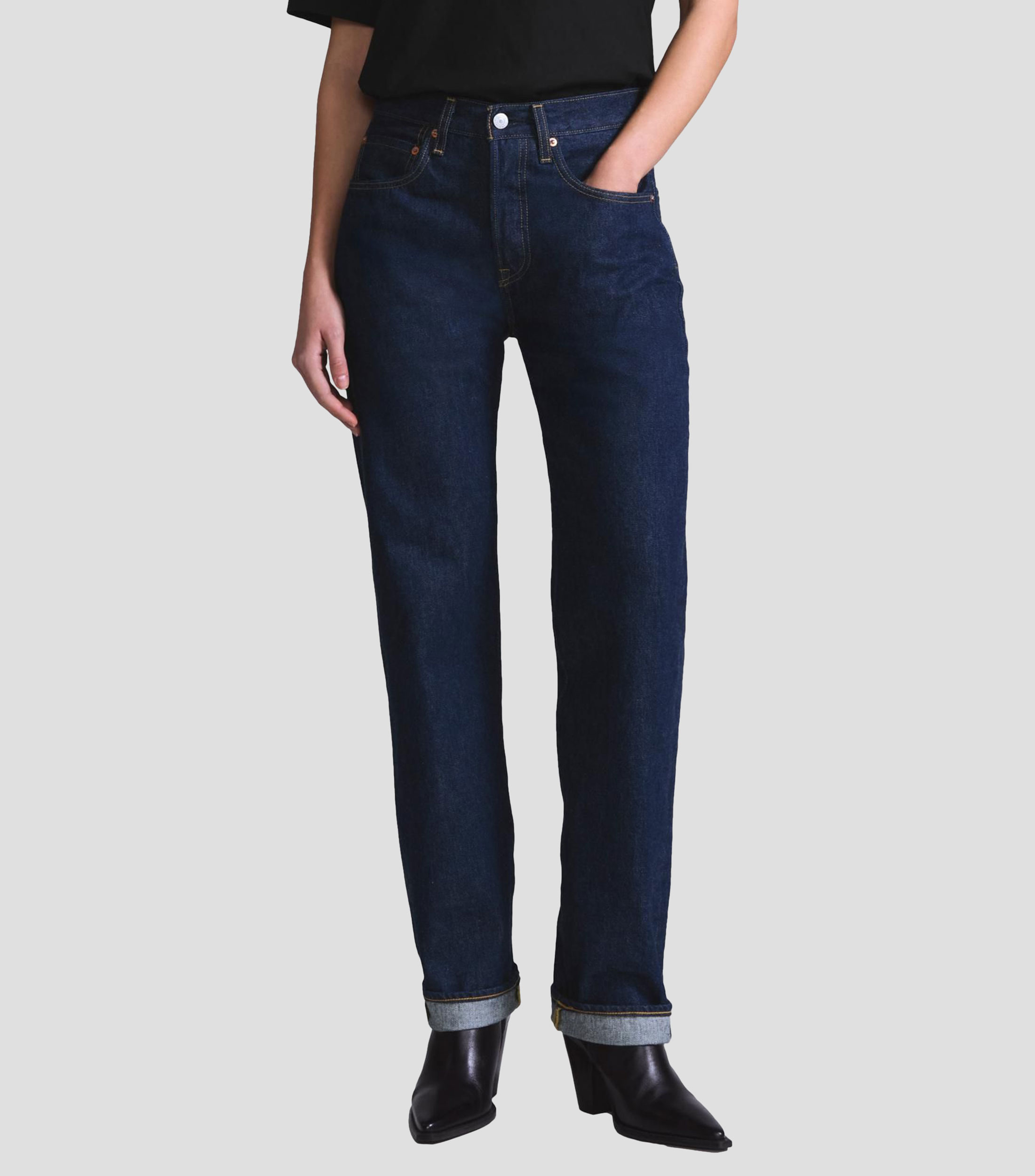 Jeans 70's 501 regular liso Mujer