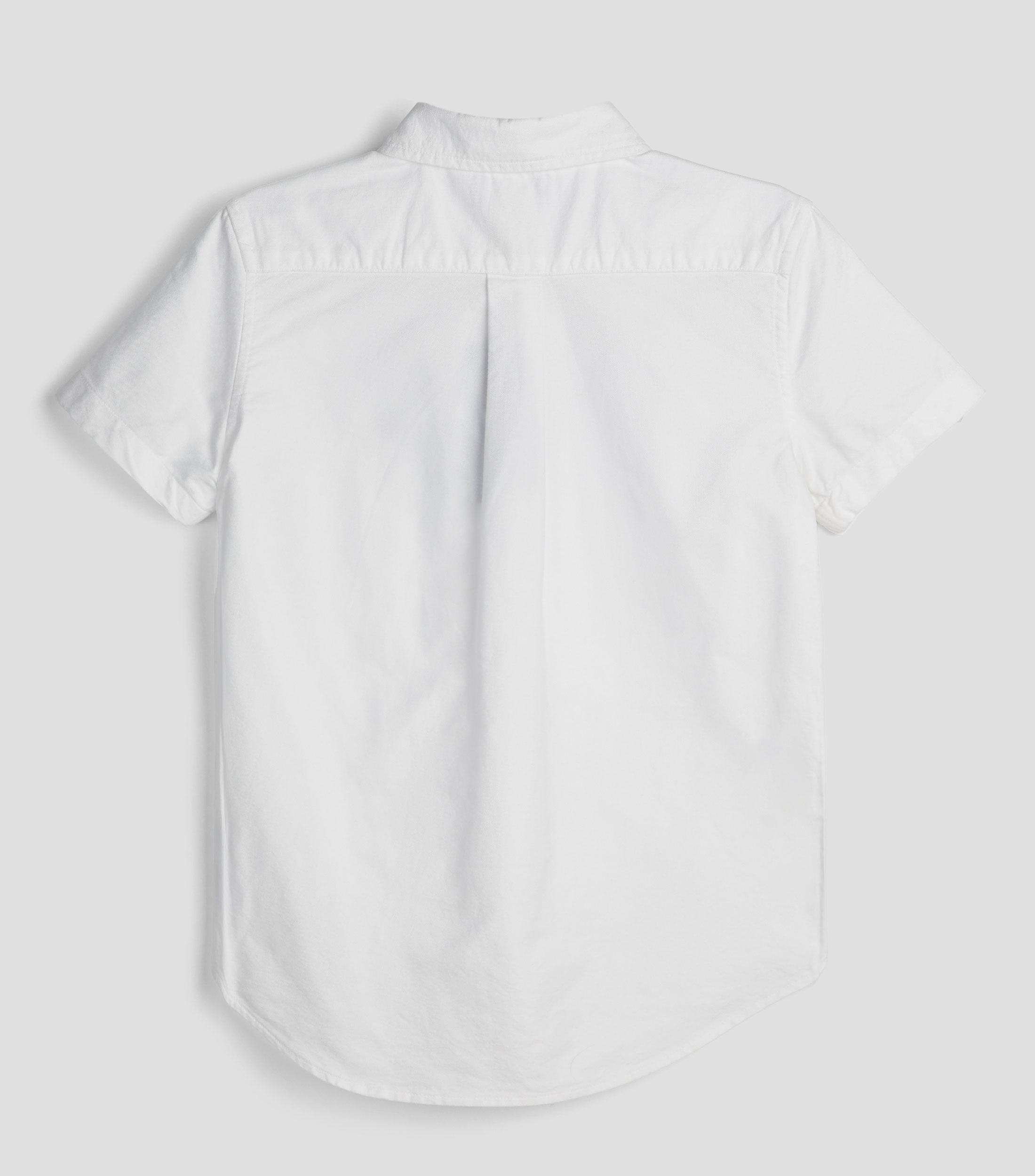 Camisa lisa de manga corta Niño