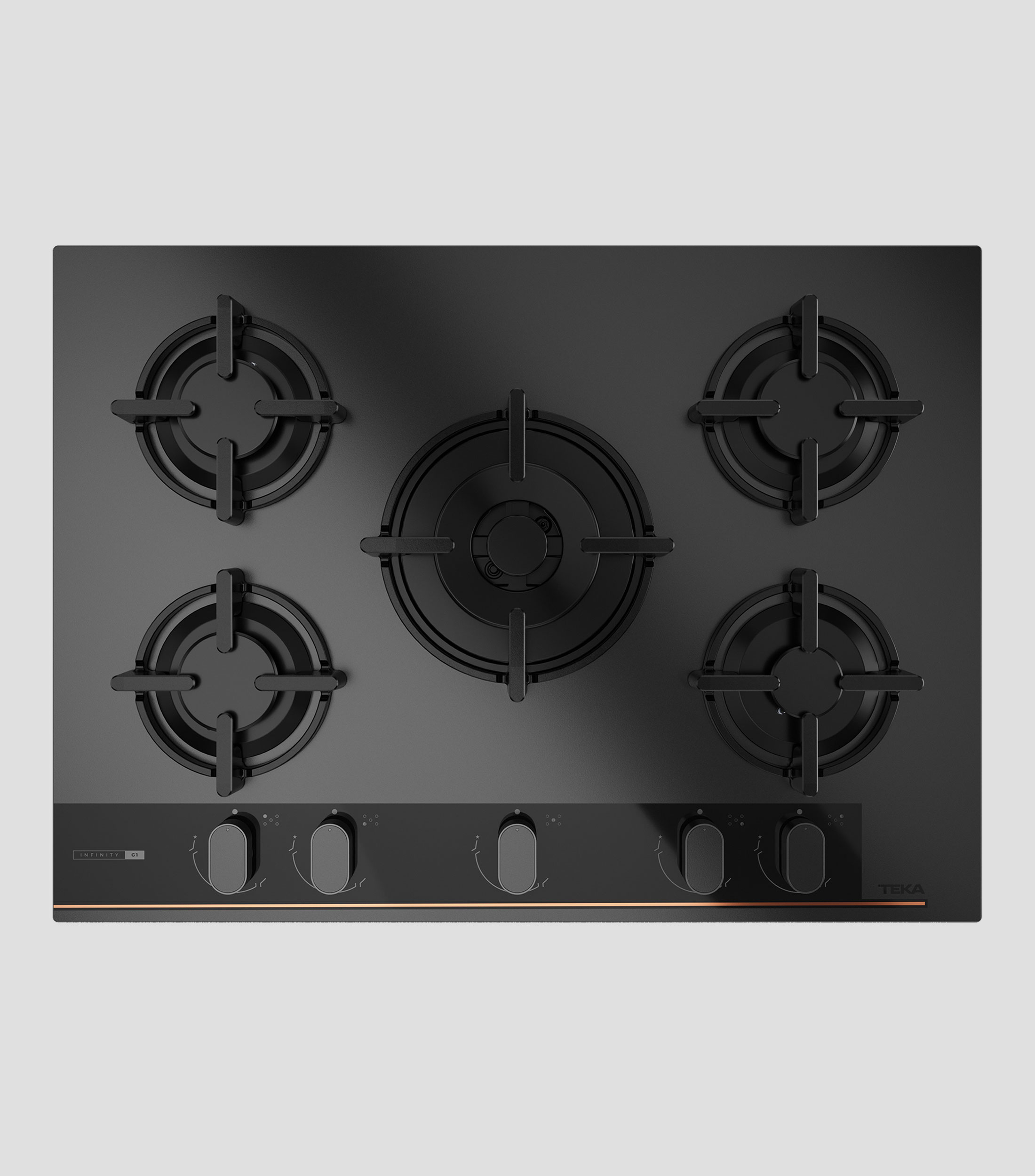 Parrilla Gas LP, GBC 75-G1 GBA BM, 5 quemadores