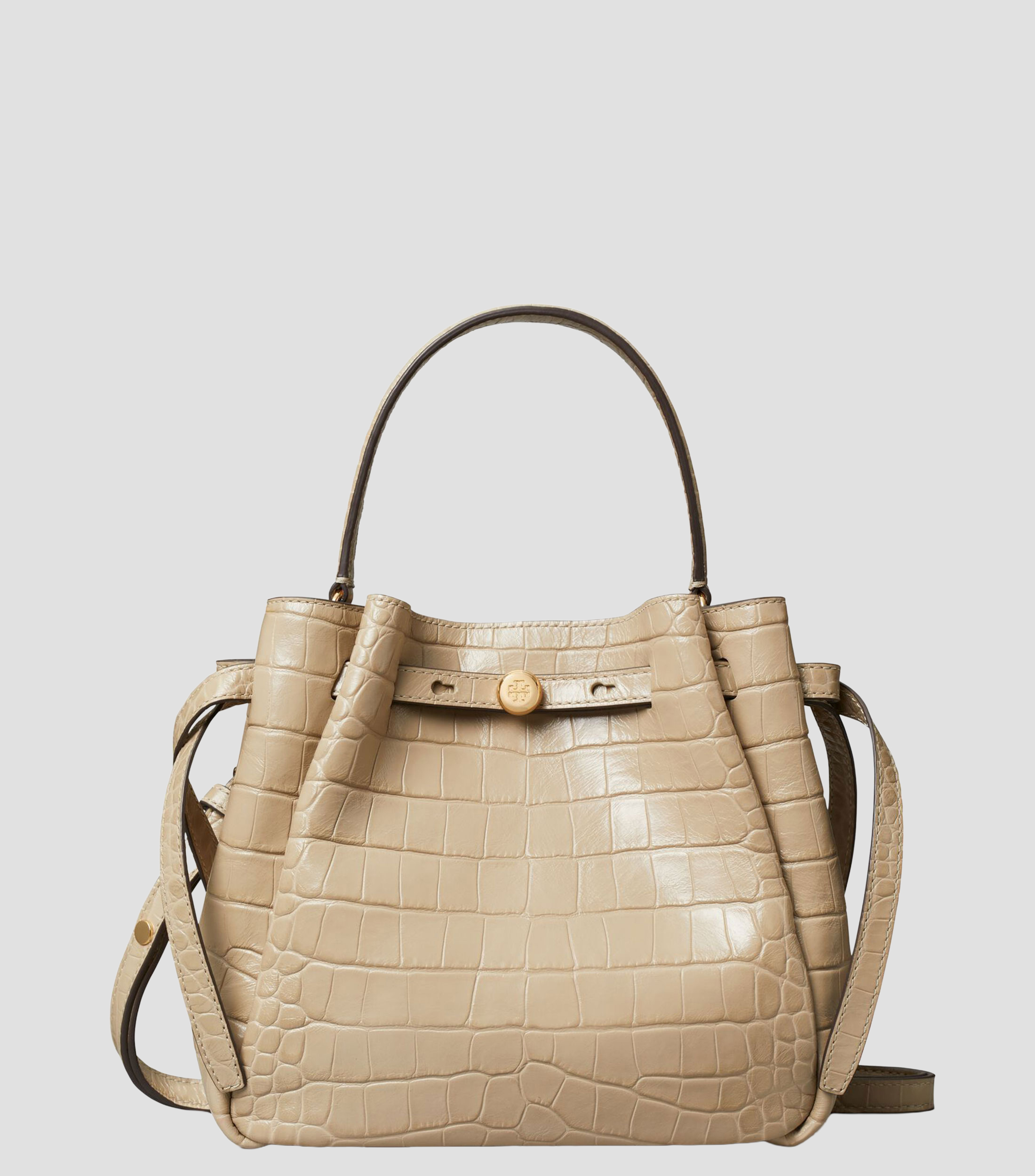 Bolsa en piel crossbody Romy Bucket Bag Animal Skin