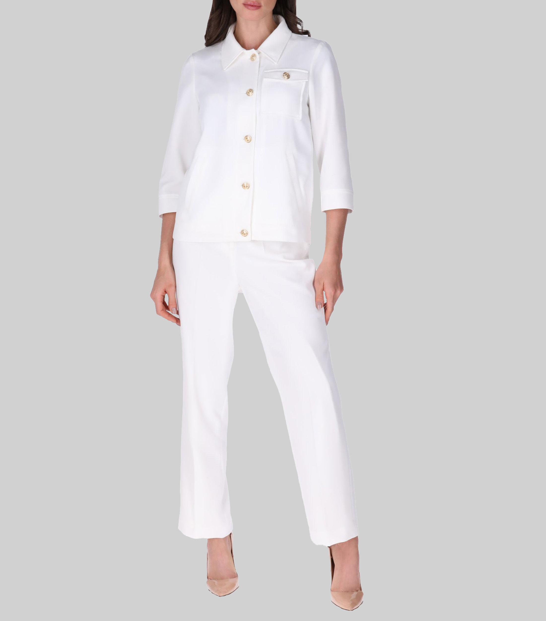 Saco liso Petite Mujer