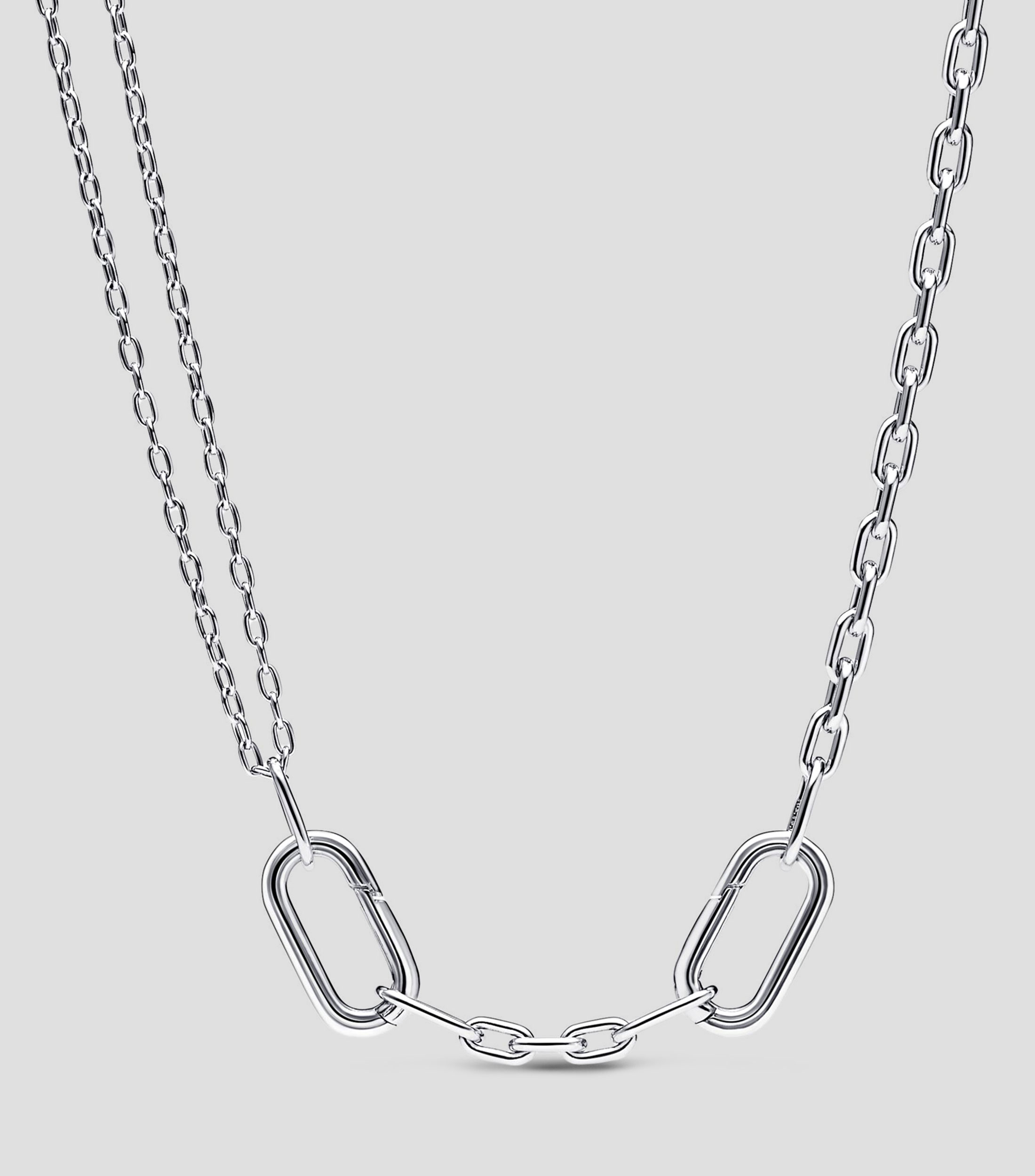 Collar de Eslabones Doble Link en plata Pandora ME Mujer