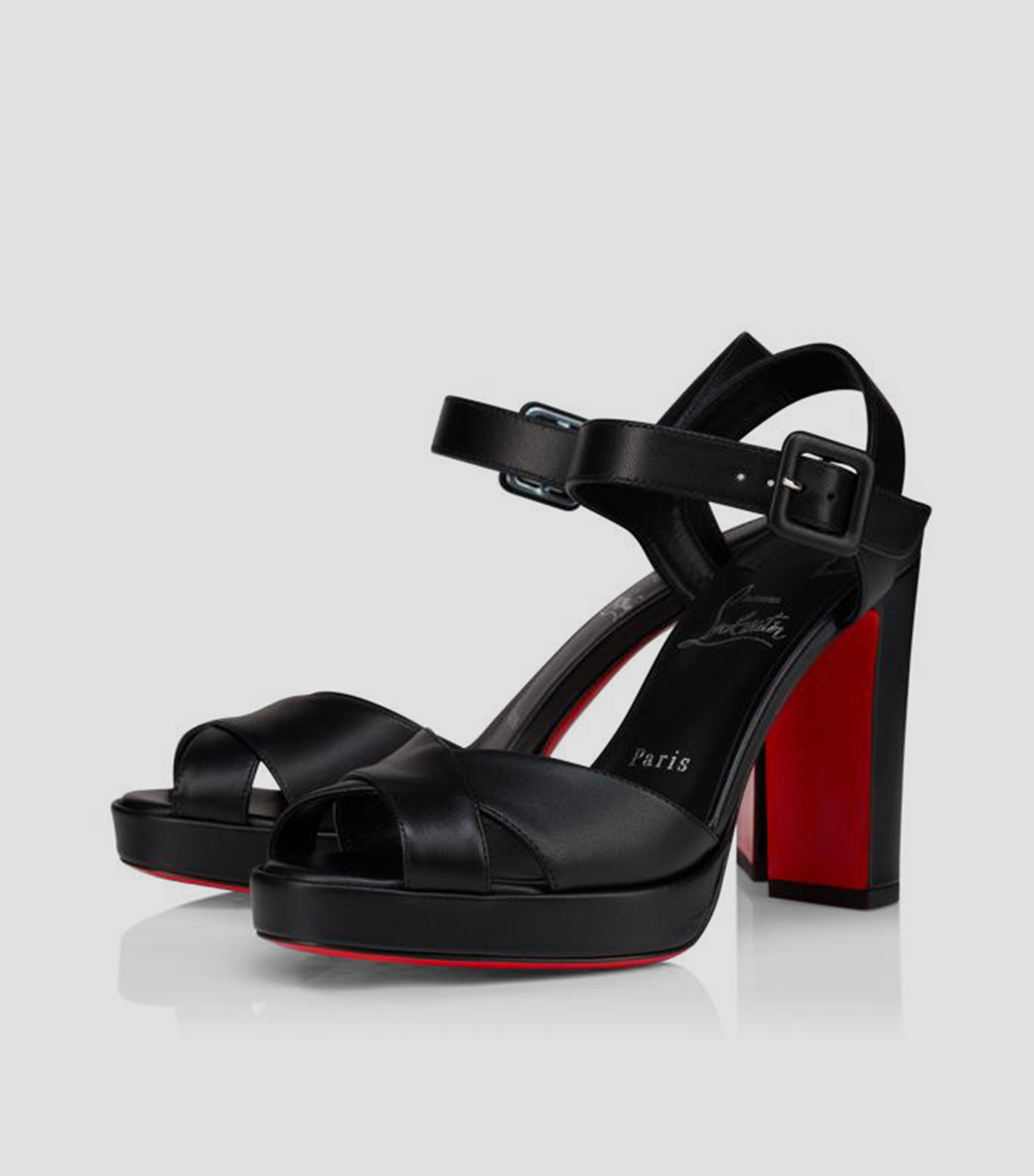 Sandalias con tacón alto y ancho Cora Mujer