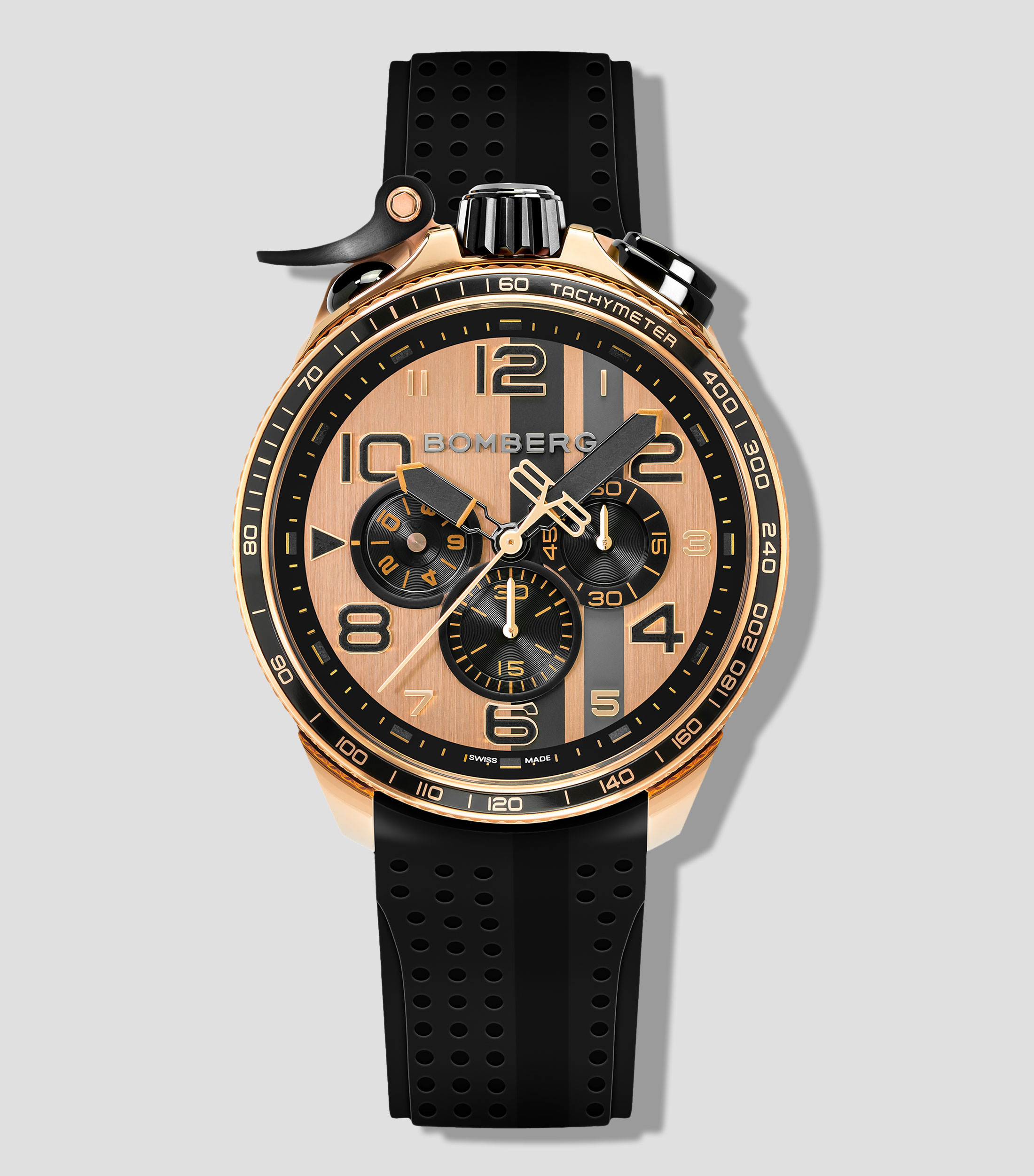 Reloj para hombre Bolt-68 Racing De vestir, Dorado