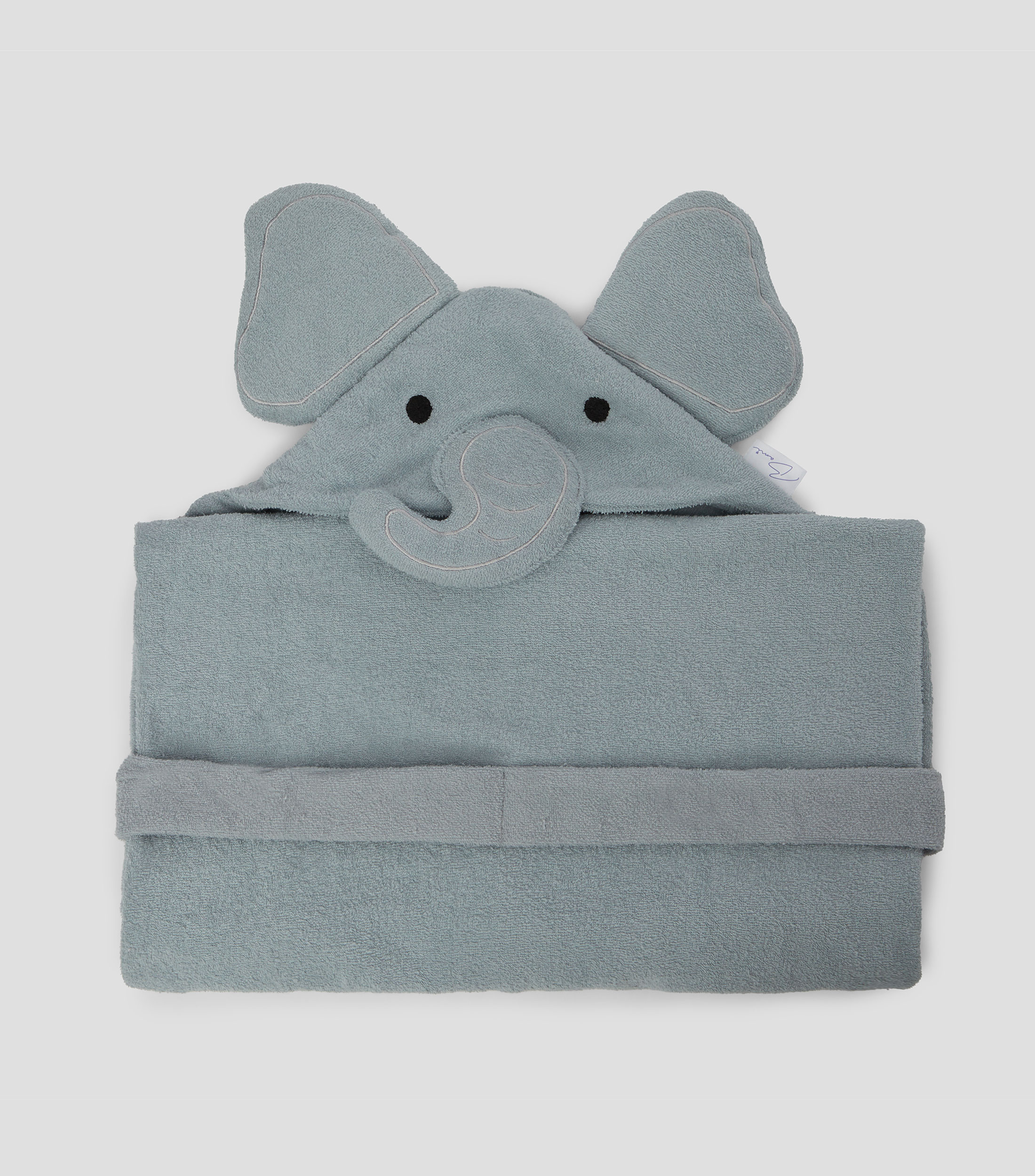 Toalla para baño Elefante 3D Gris para Bebé
