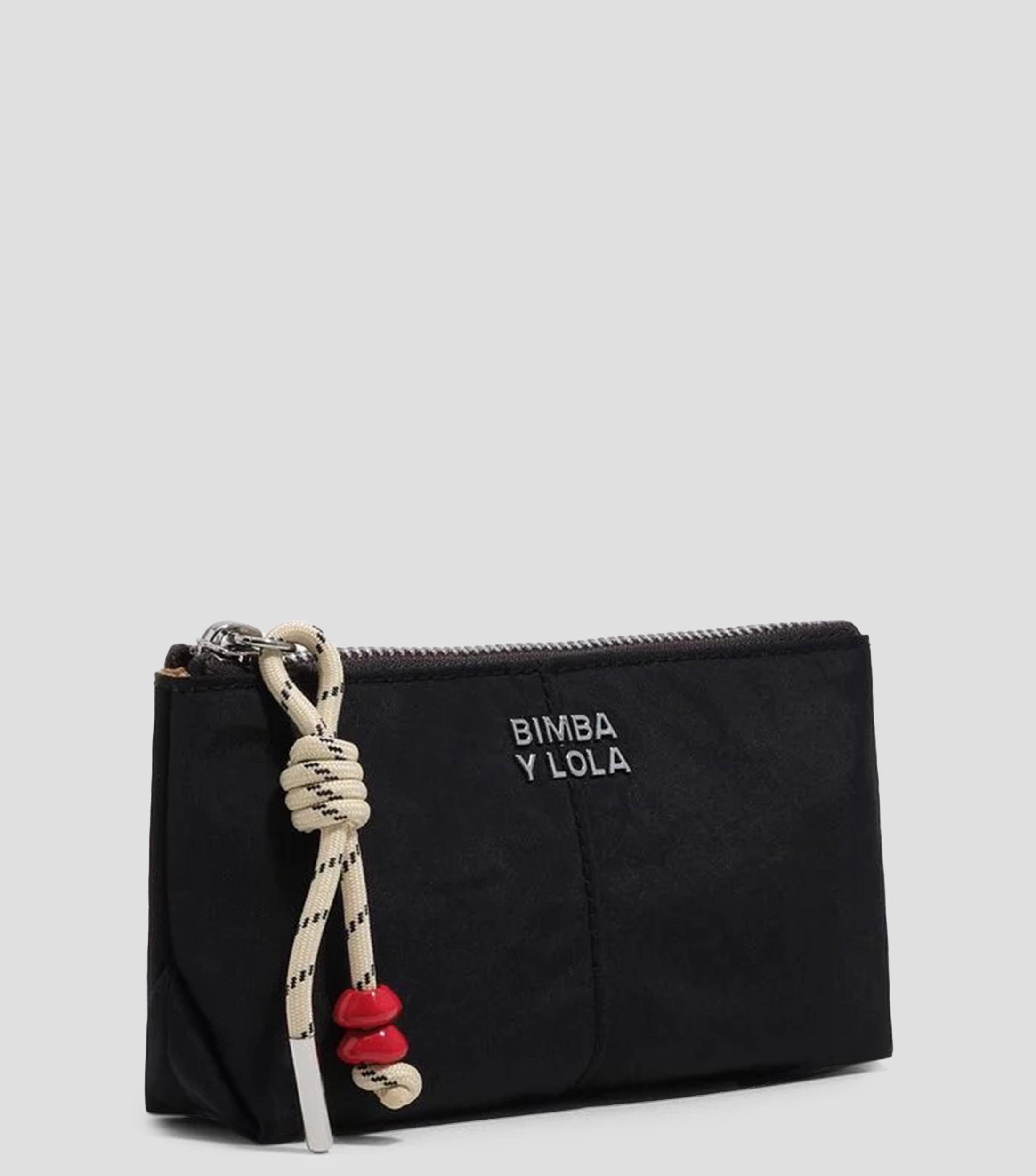 Monedero nylon grafito Mujer