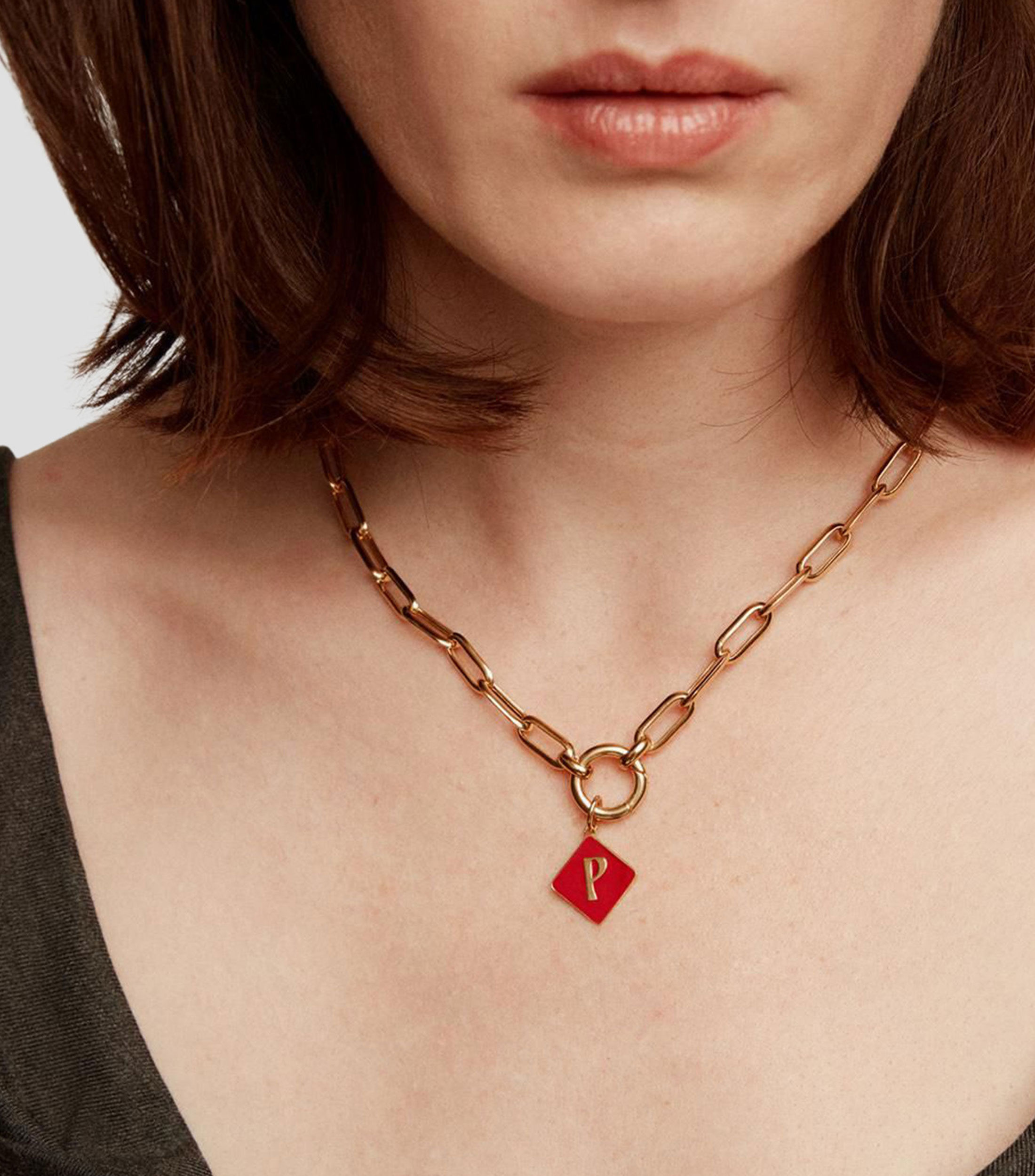 Dije de rombo en plata .925 Vibes Mujer