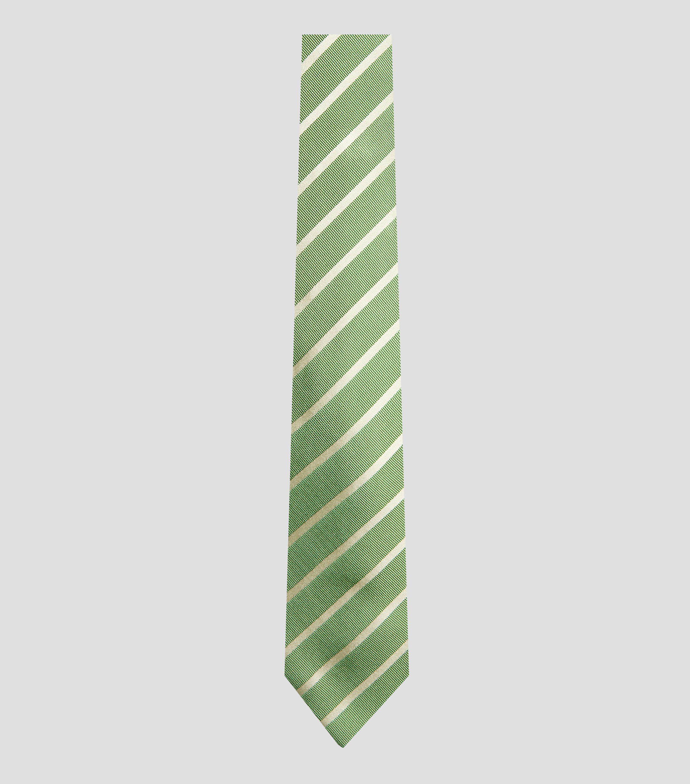 Corbata ancha de seda a rayas