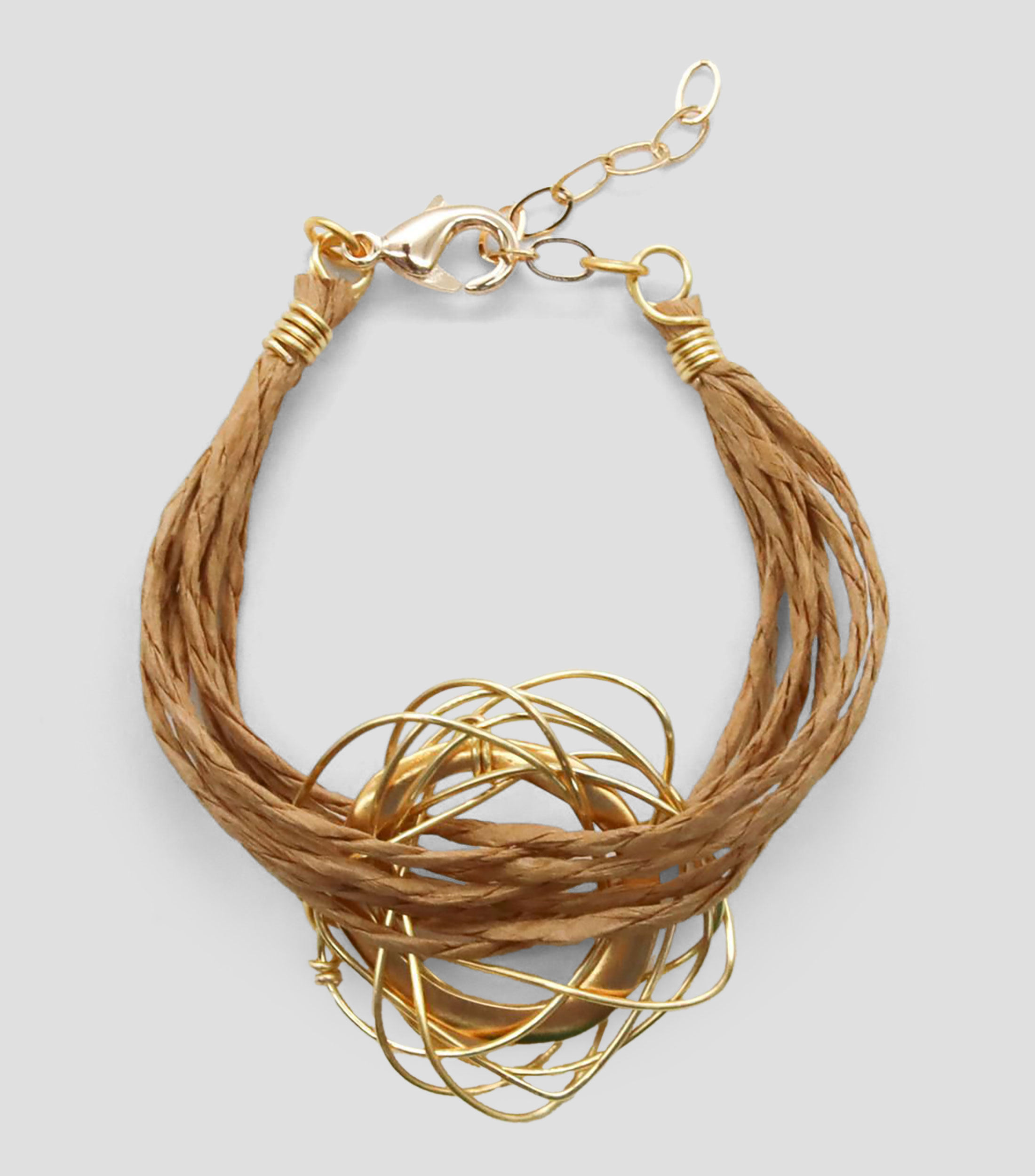 Pulsera alambre con dije Universo Mujer