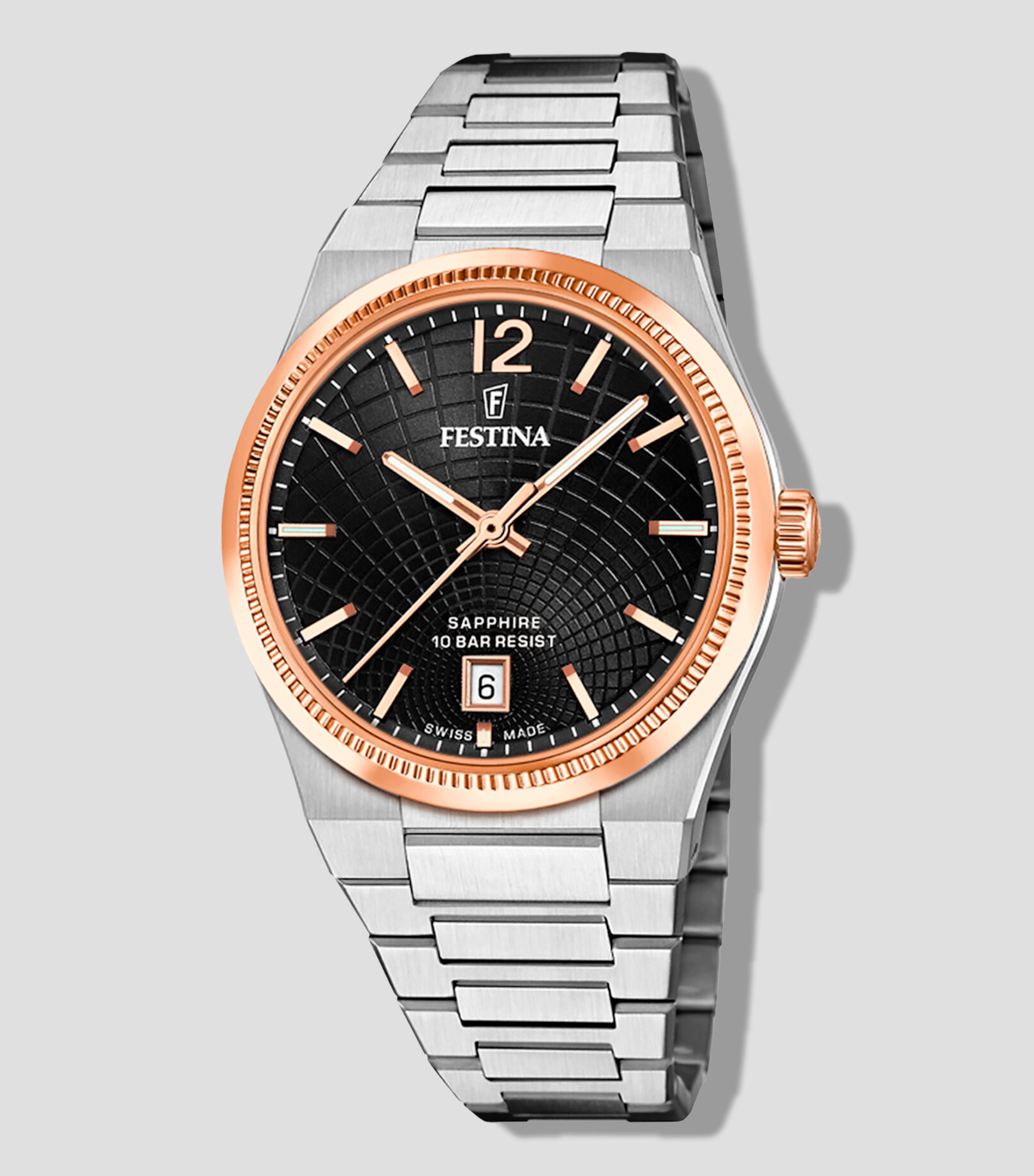 Reloj para Mujer Rivé Casual Plateado, Rosa