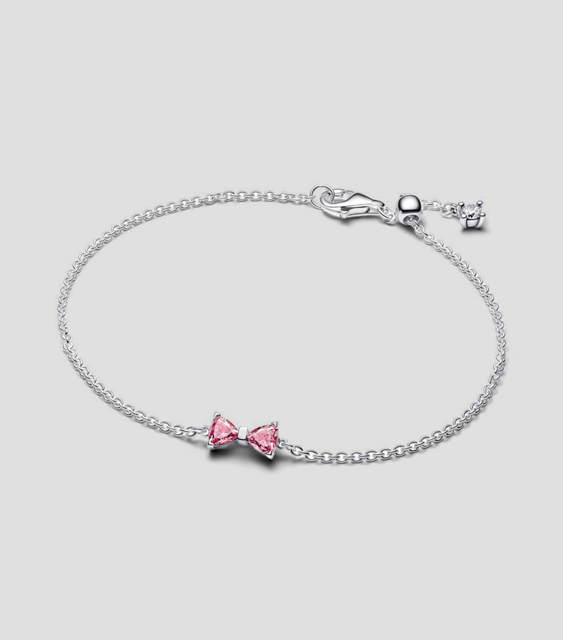 Pulsera en plata con zirconias cúbicas Timeless Mujer