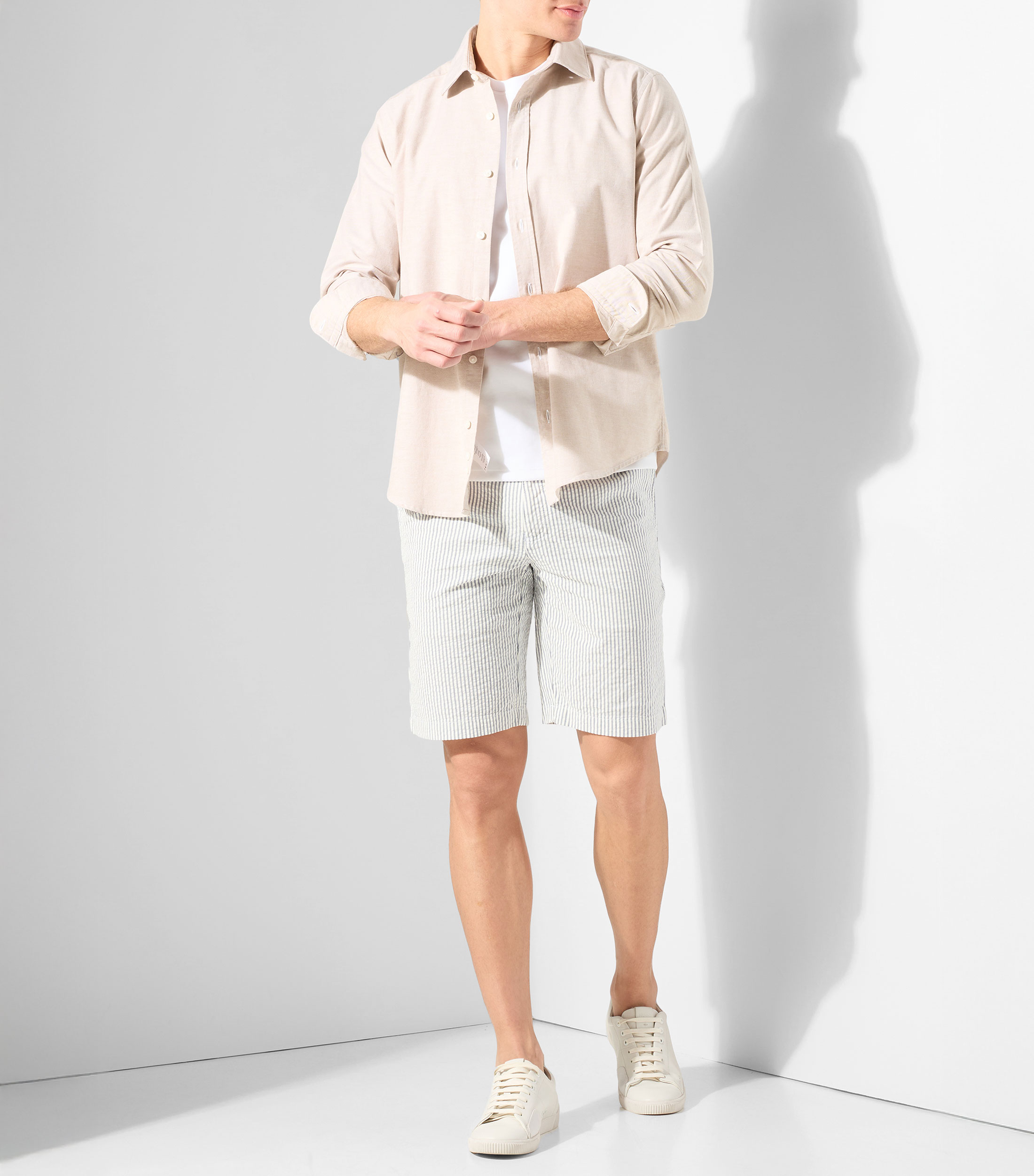 Bermuda con rayas Hombre