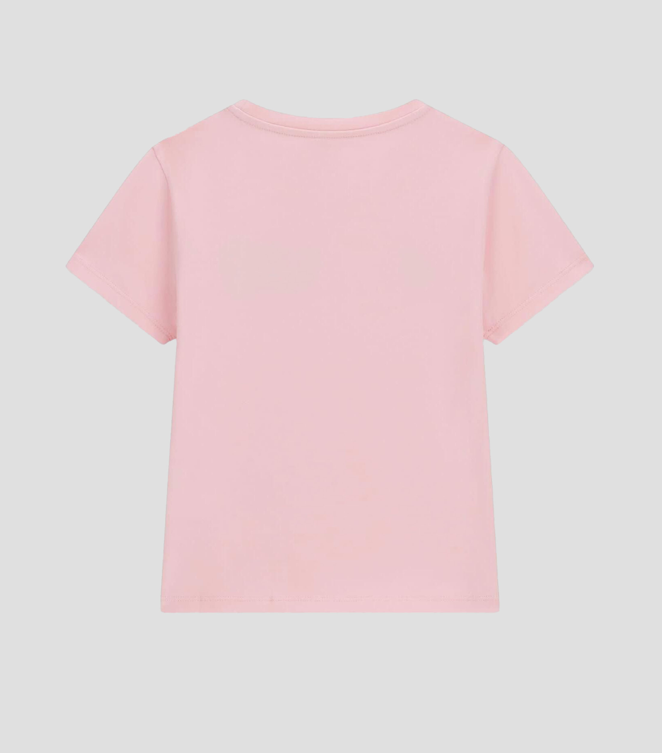 Playera cuello redondo manga corta estampada Niña