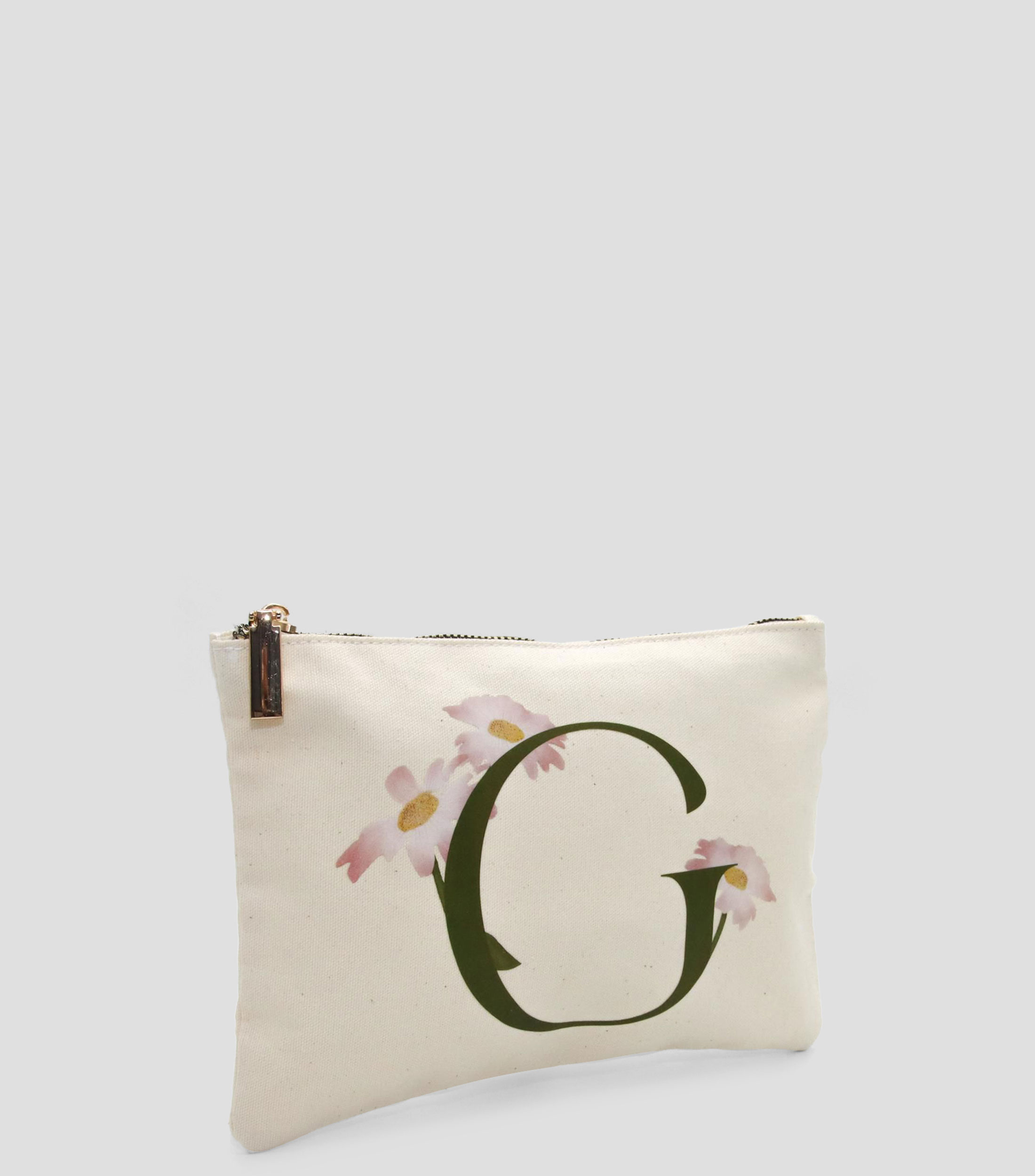 Cosmetiquera multicolor inicial "G" Mujer