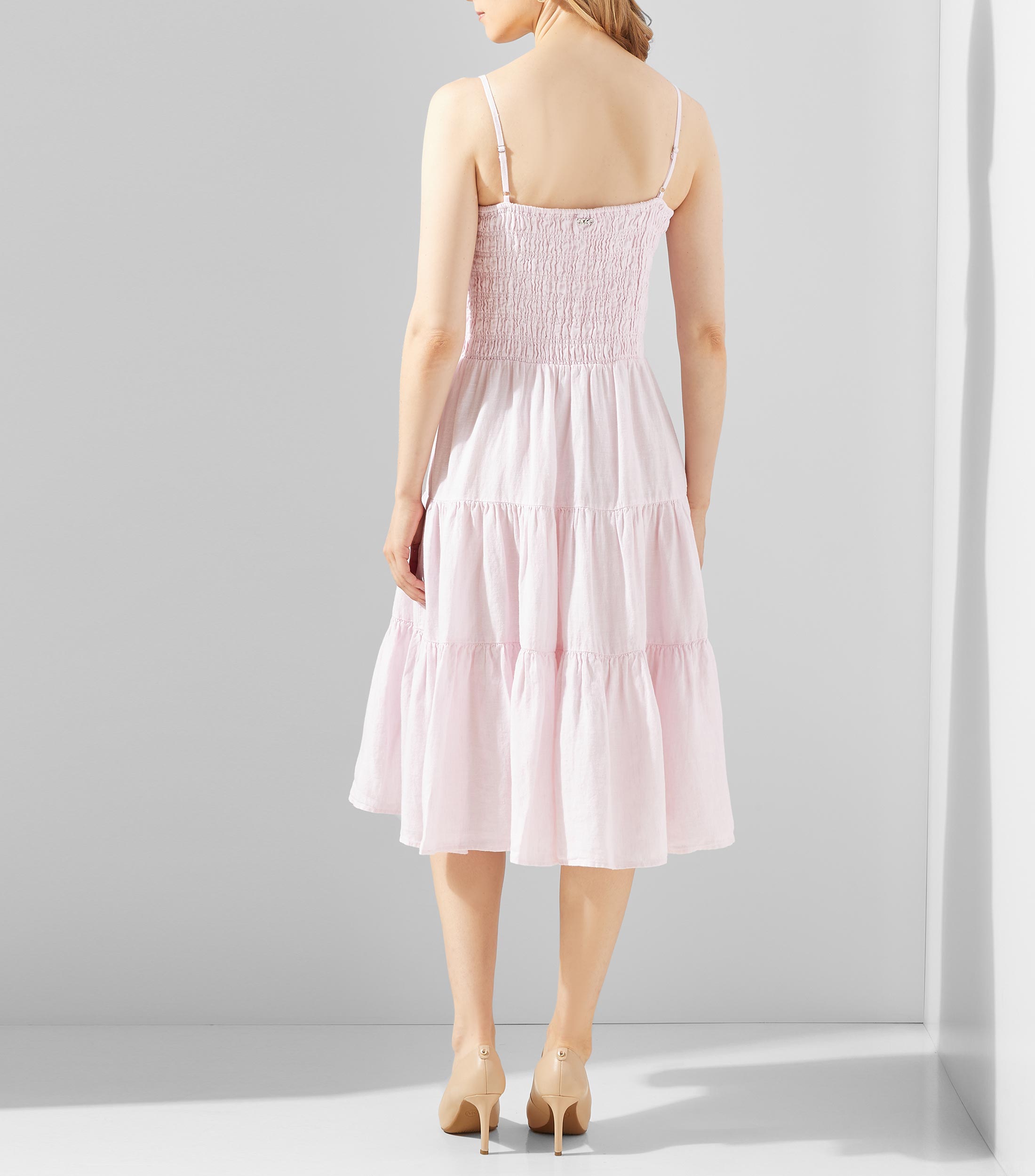 Vestido midi fantasía Mujer