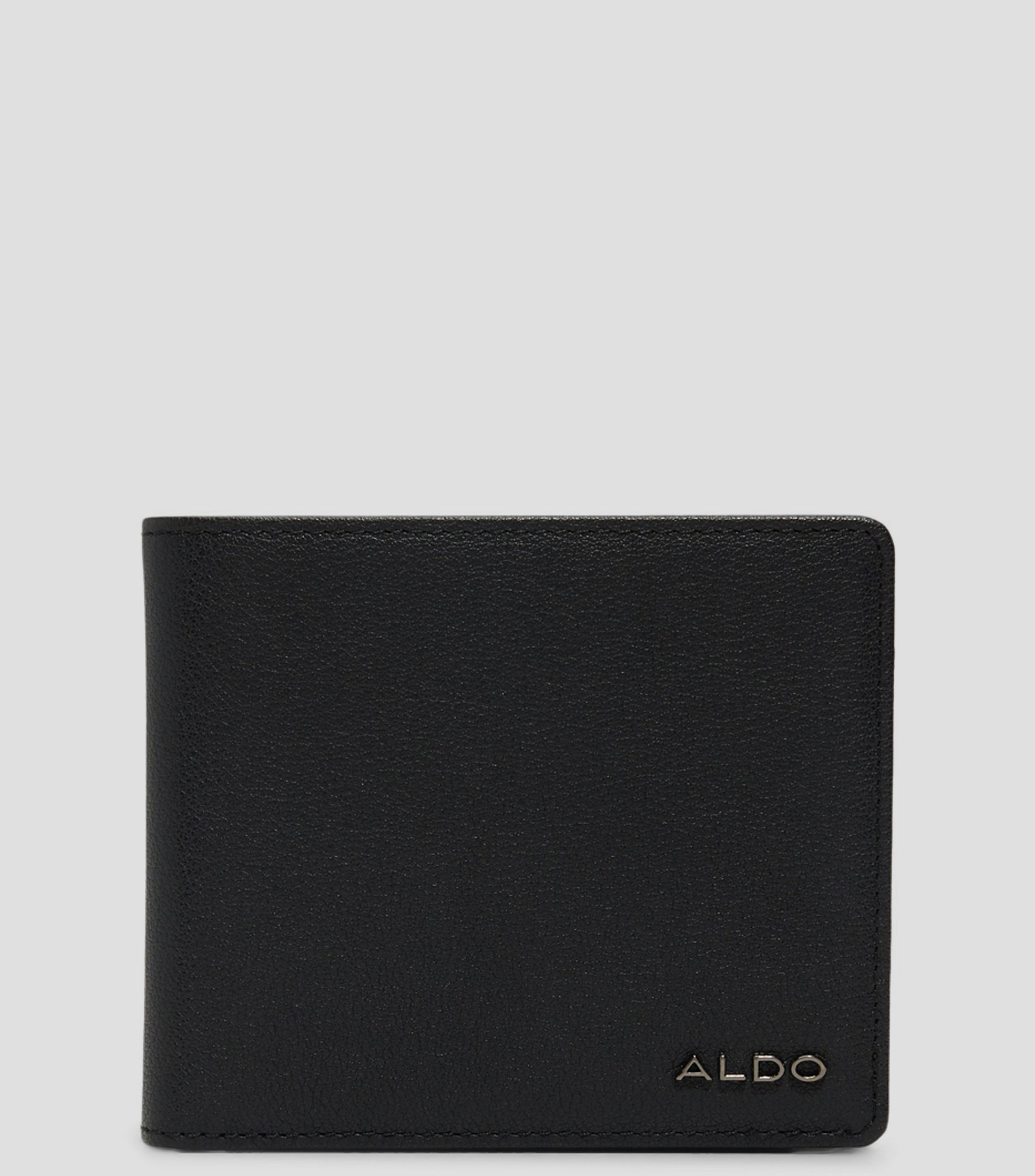 Cartera bifold en cuero de vaca lisa Hombre