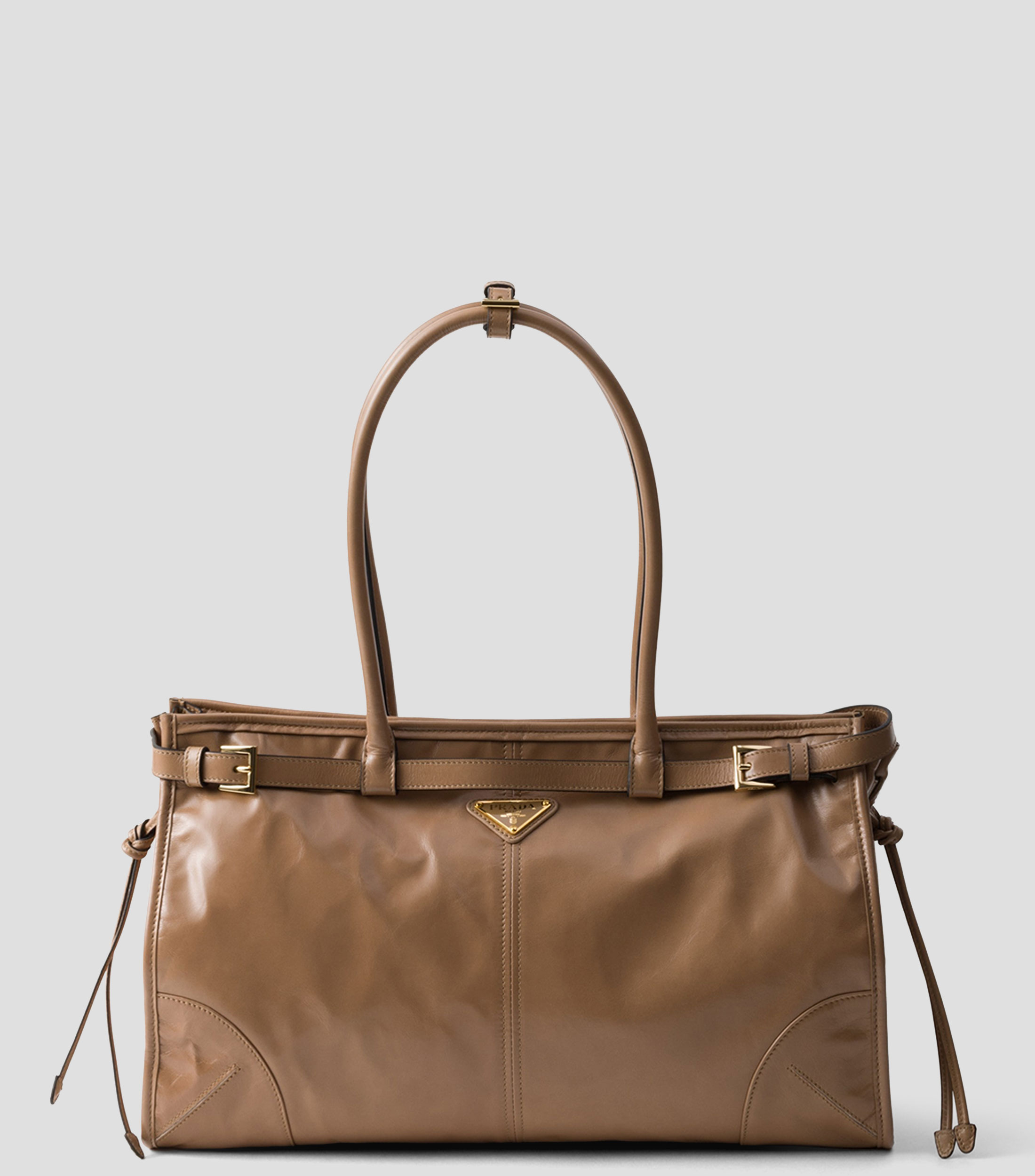 Bolsa Tote Café en Piel Bonnie, Mujer