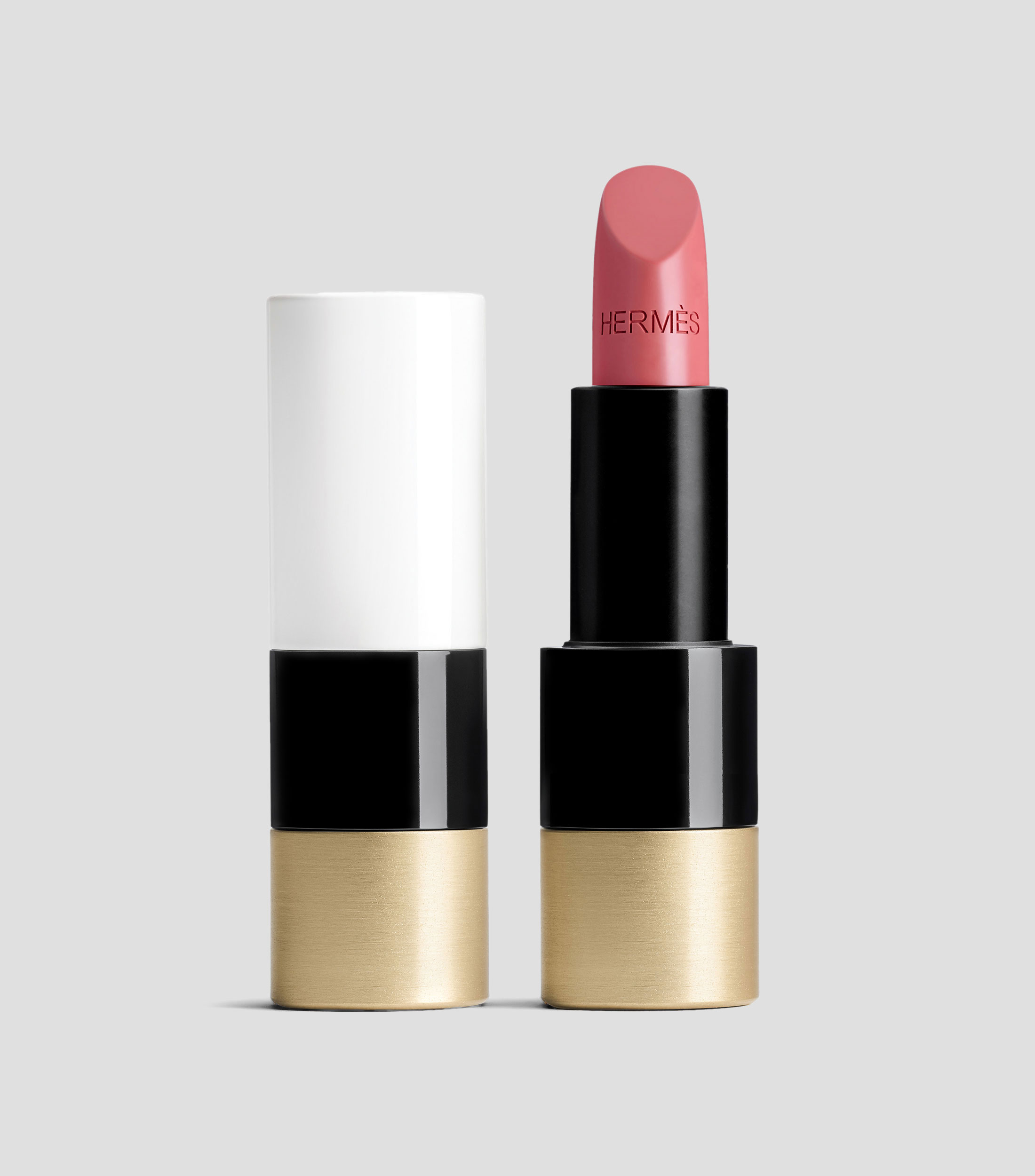 Labial satinado Rouge Hermès Rose Encens, 3.5 g