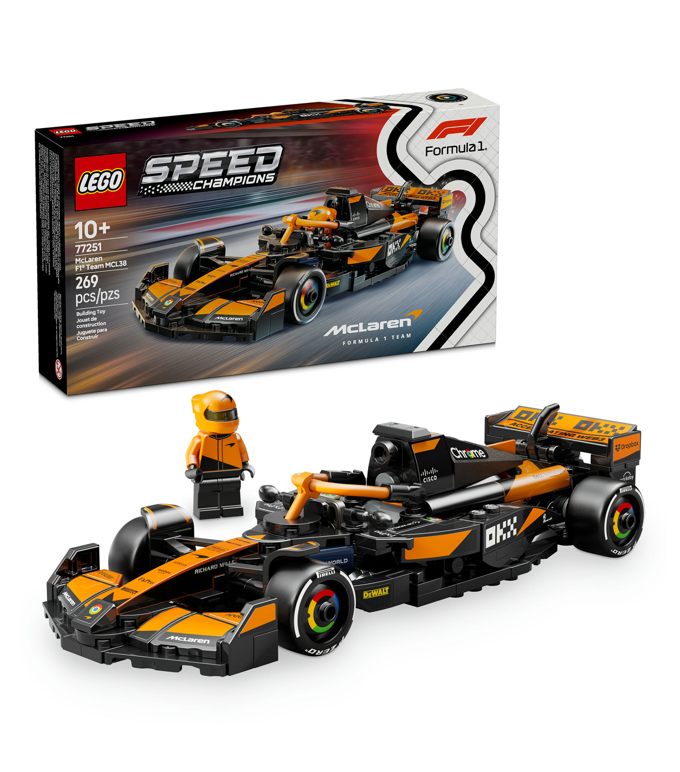 Lego Speed Champions Auto de Carreras McLaren F1 Team MCL38 77251