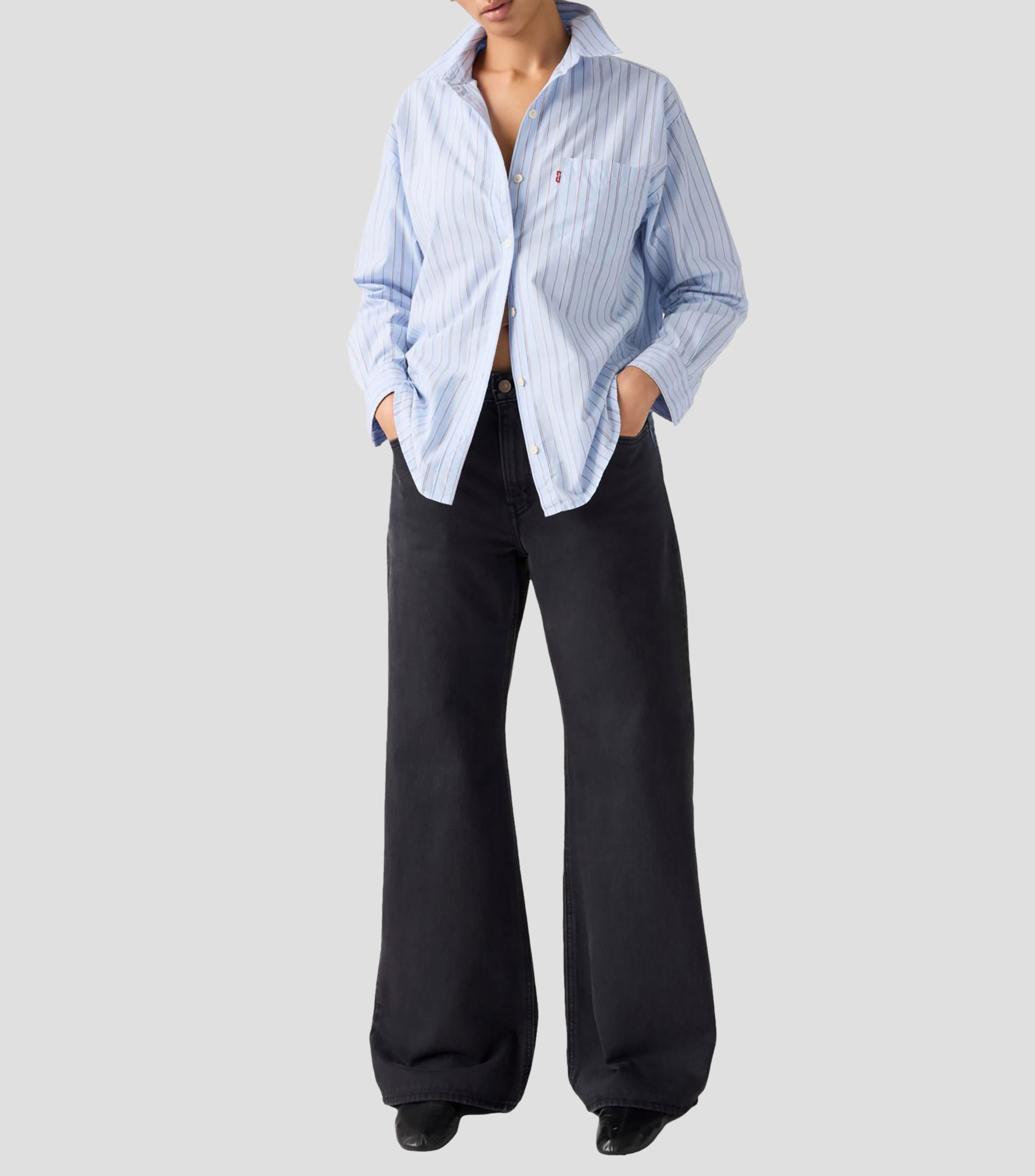 Jeans de corte amplio Mujer