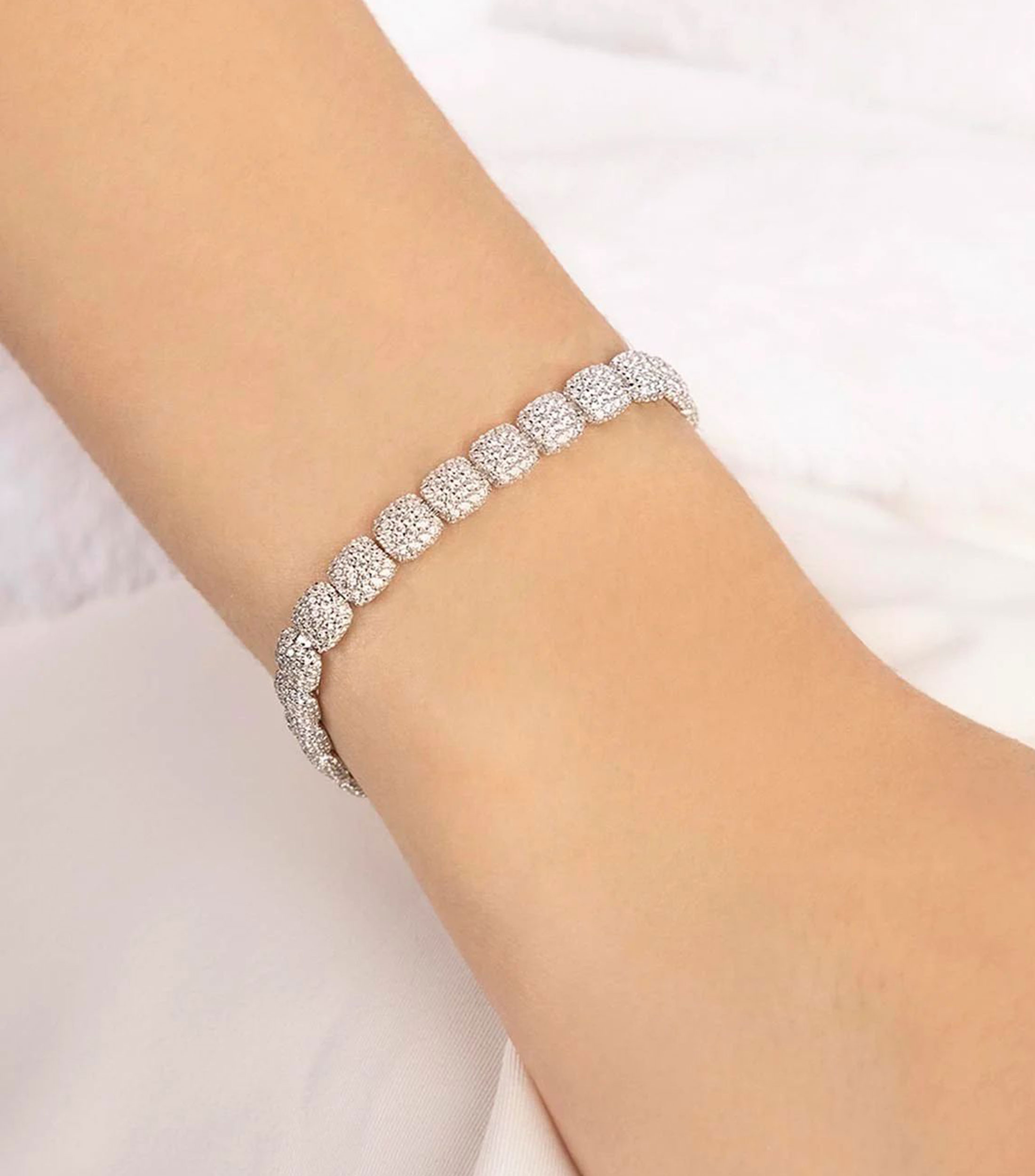 Brazalete con circonia Mujer