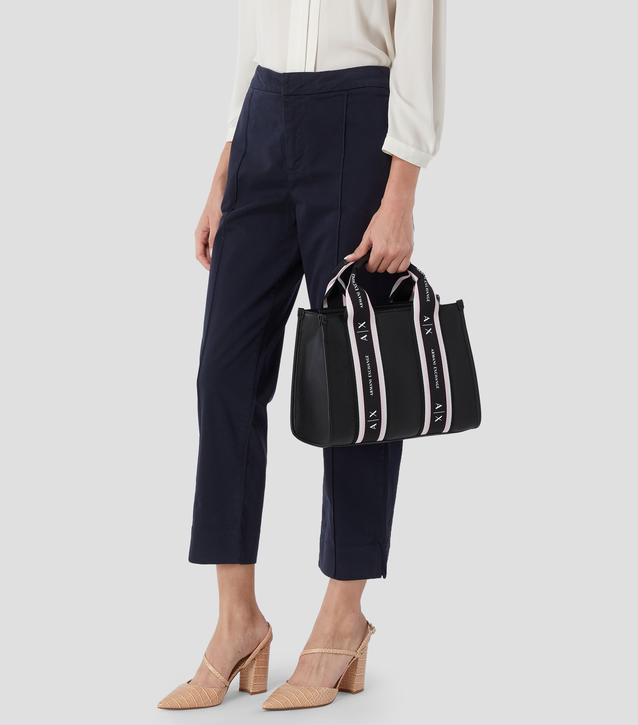 Bolsa tote granulada Mujer