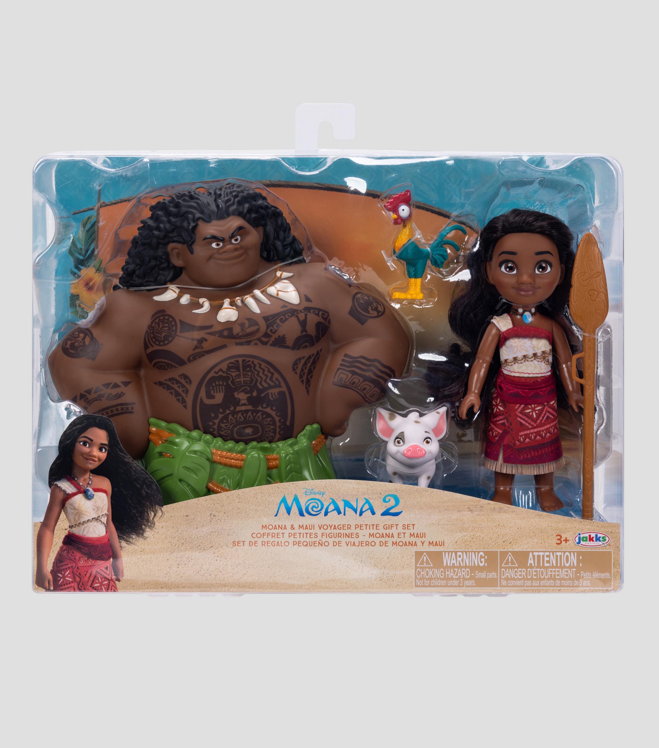 Set de regalo pequeno de Viajero Moana y Maui