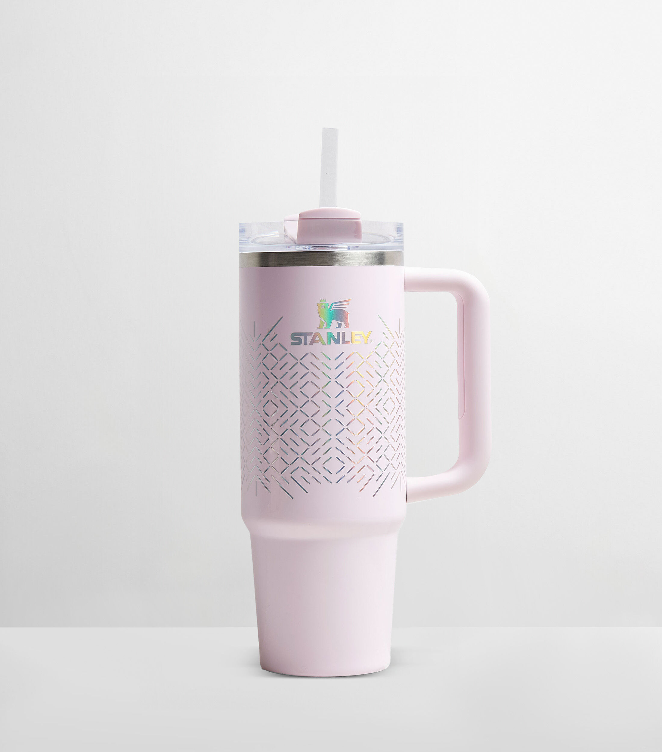 Termo Stanley Quencher Pink Icicle en Acero Inoxidable con Popote, 887 ml