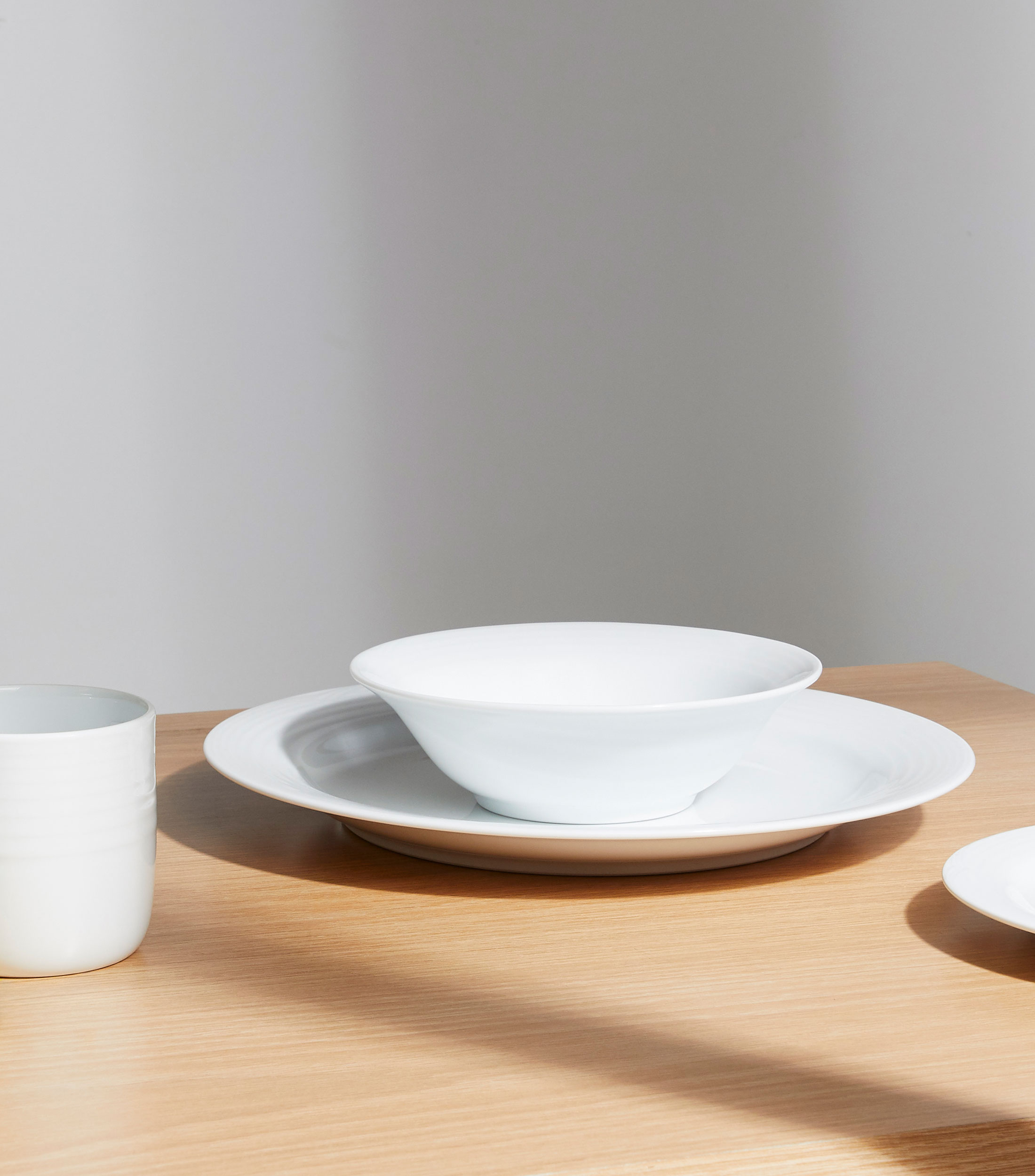 Plato para Cereal Arctic White