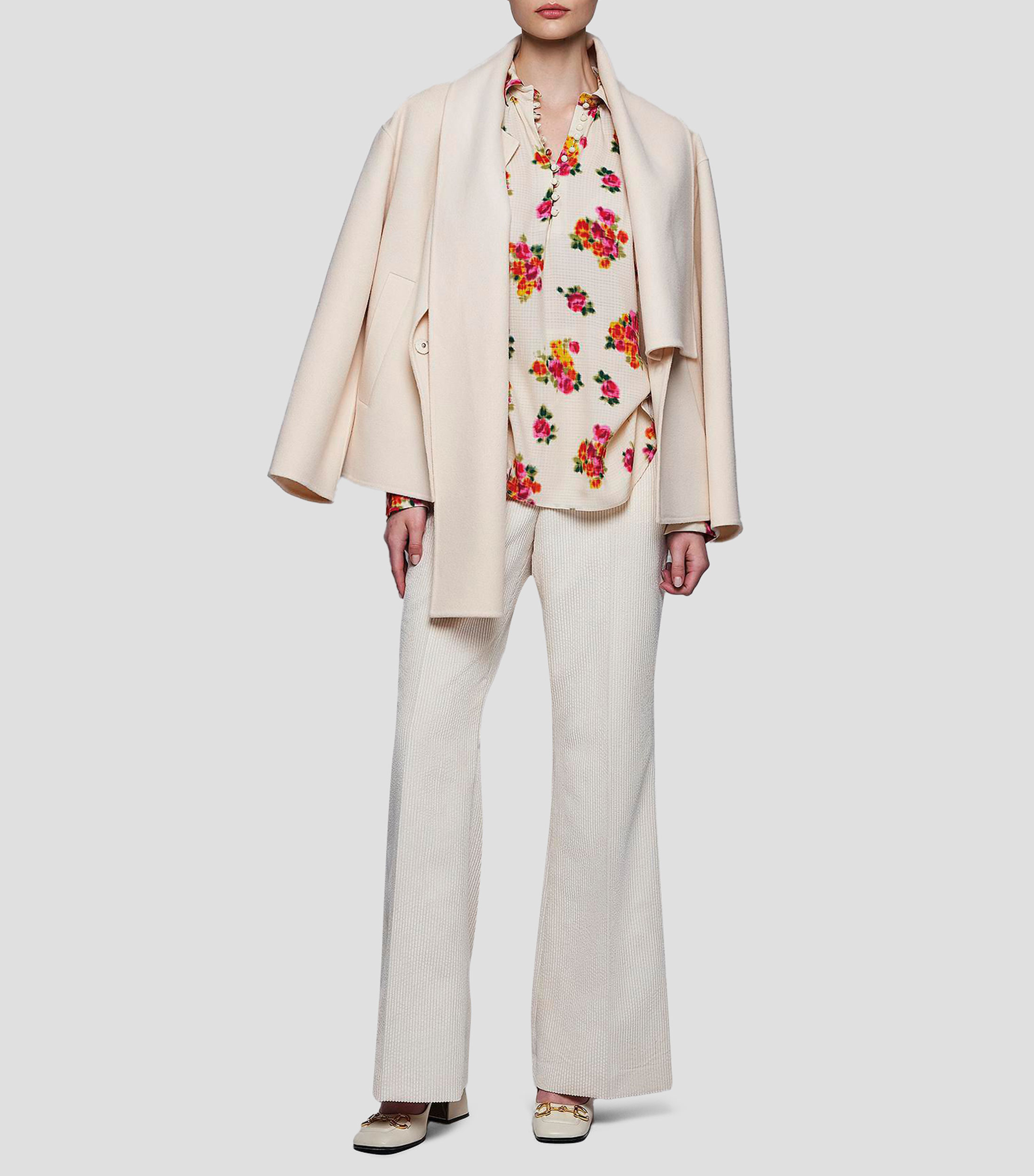 Pantalón acampanado Mujer