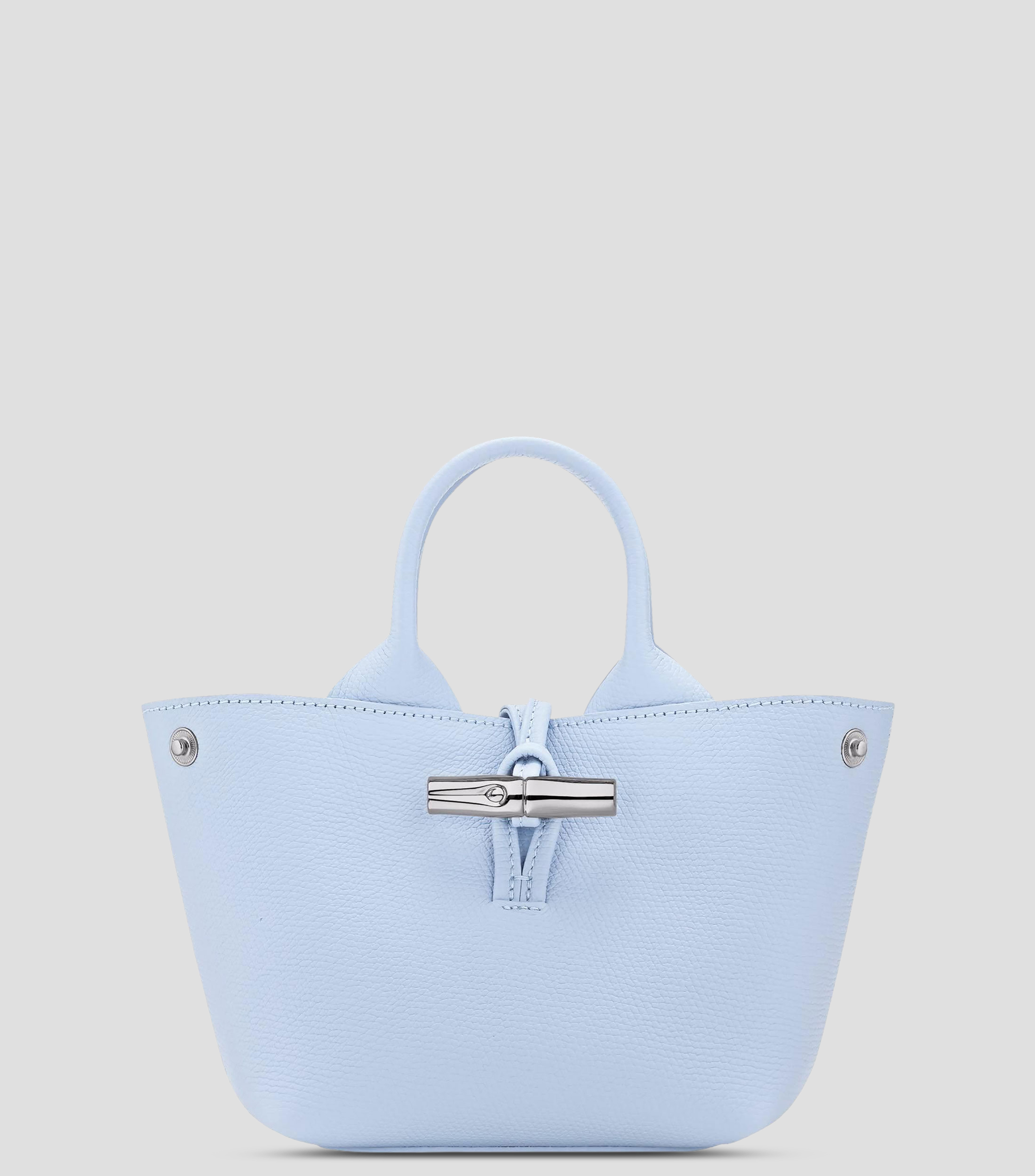Bolsa tote lisa con detalle texturizado Mujer